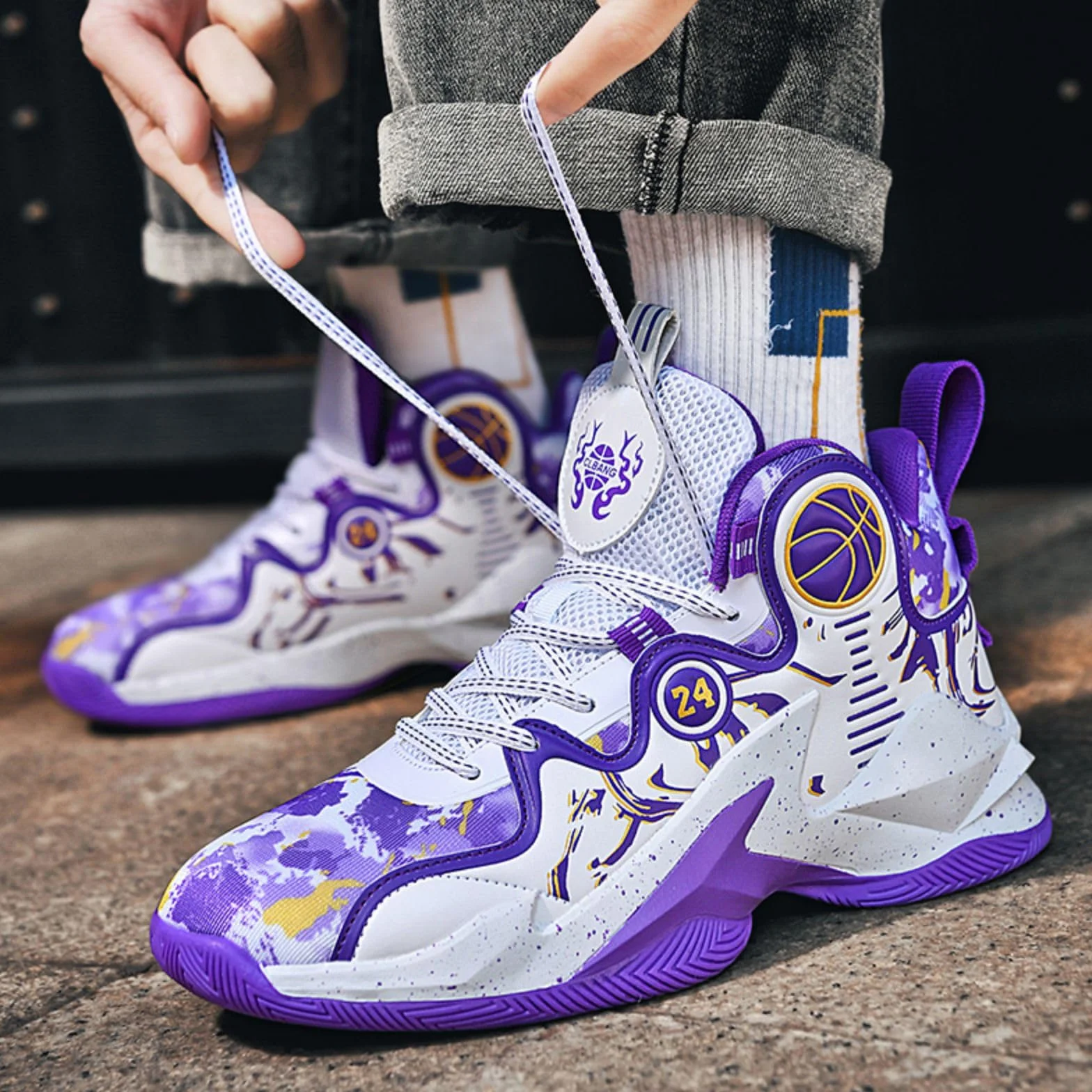antidérapant Chaussures de Basket-ball légères