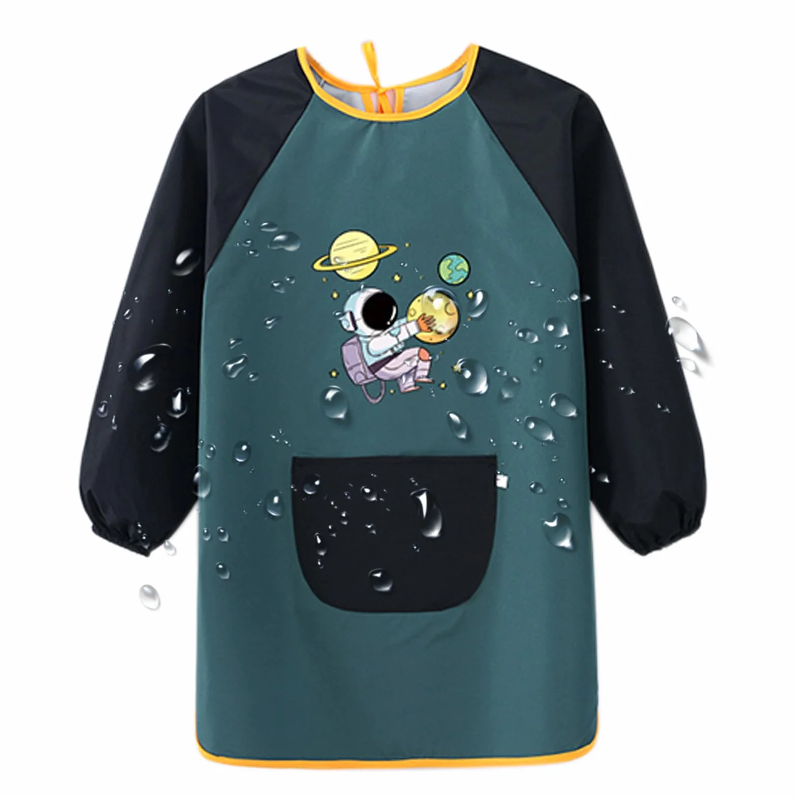 Blouse Anti-Tâches Enfant à Manches Longues pour Peinture, Jardin, Cuisine