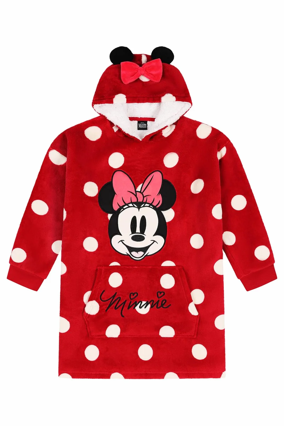 Minnie Mouse Sweat à capuche en polaire doublé femme fille