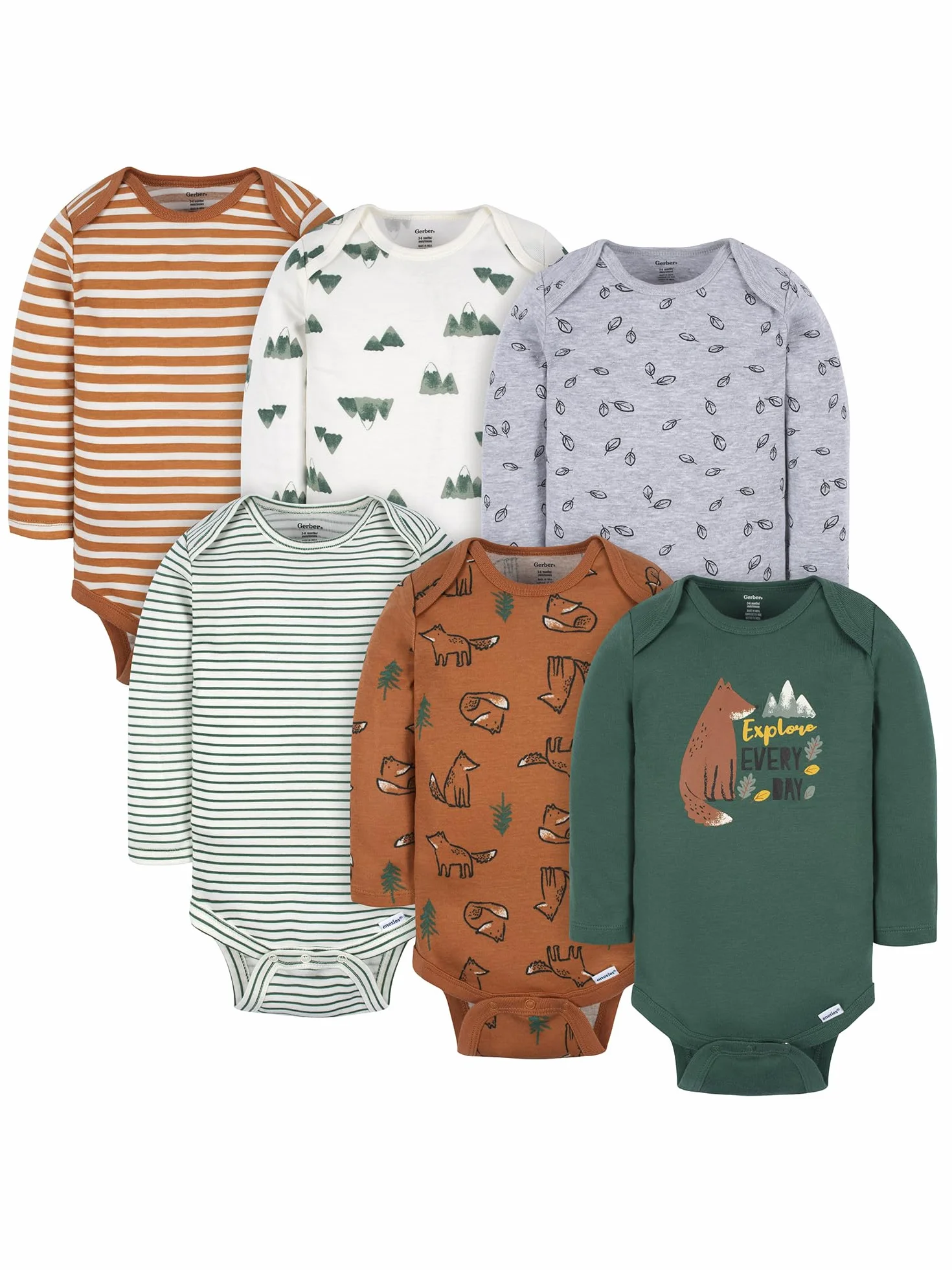 Gerber Ensemble de t-Shirt pour Bébé Garçon Lot de 6