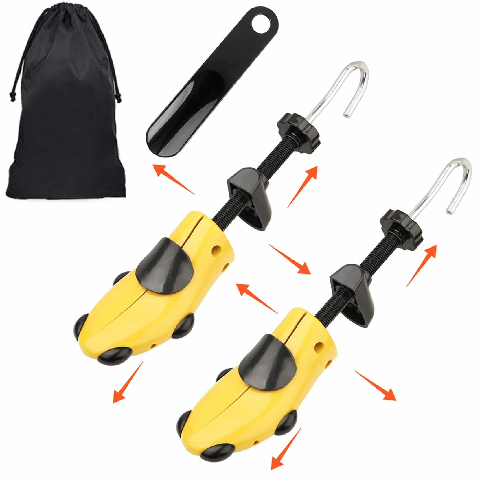 Embauchoirs Plastique avec Métal Arbre de Chaussure Chausse-Pied Homme Femme