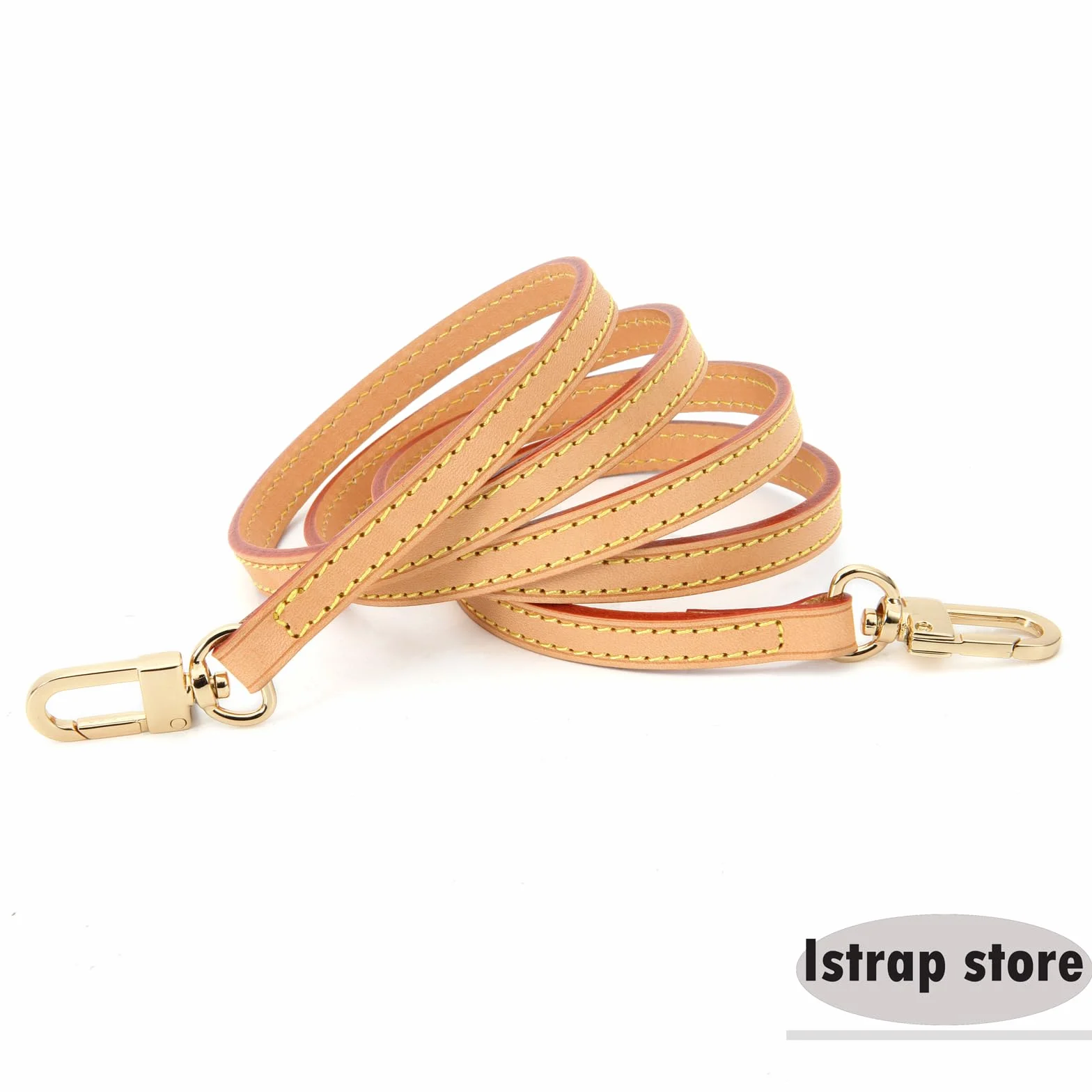 Longue Bandoulière en Cuir de Vachette 100-140 cm pour Sacs de Petite Taille