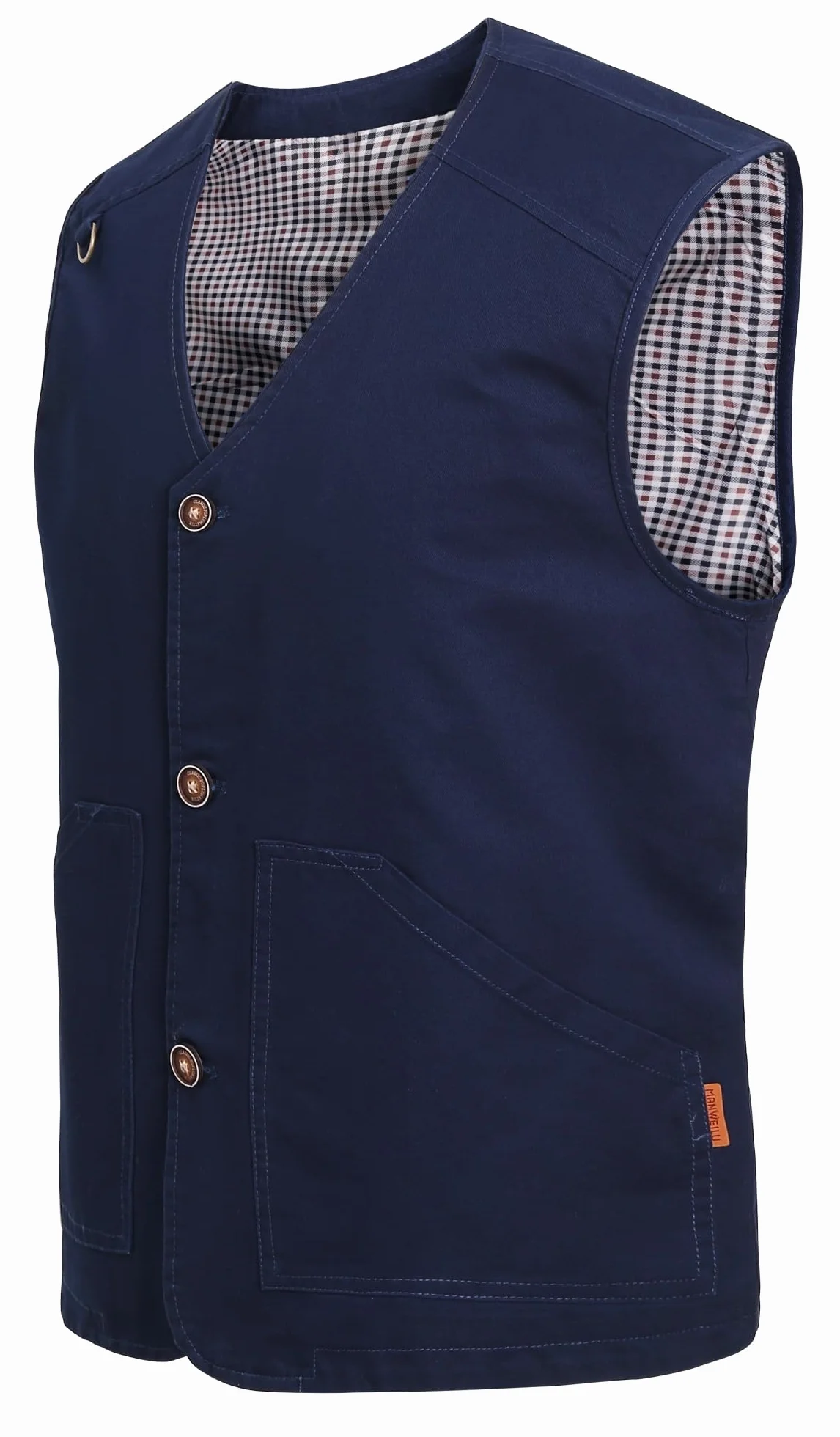 Homme Plein Air Gilet de Sport Pêche Veste Sans Manches Légère Respirant Camping Chasse