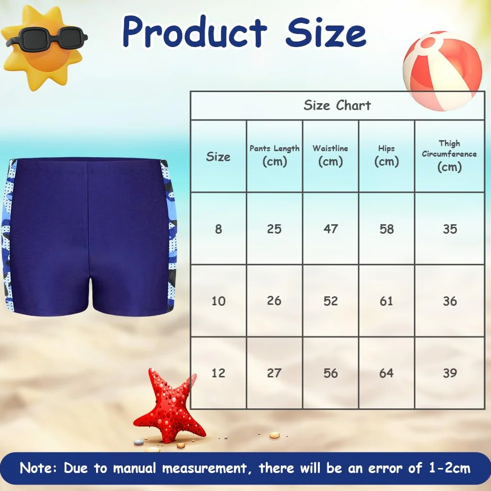 Aomig Maillot de Bain pour Garçon Short de Bain À Séchage Rapide Taille 12