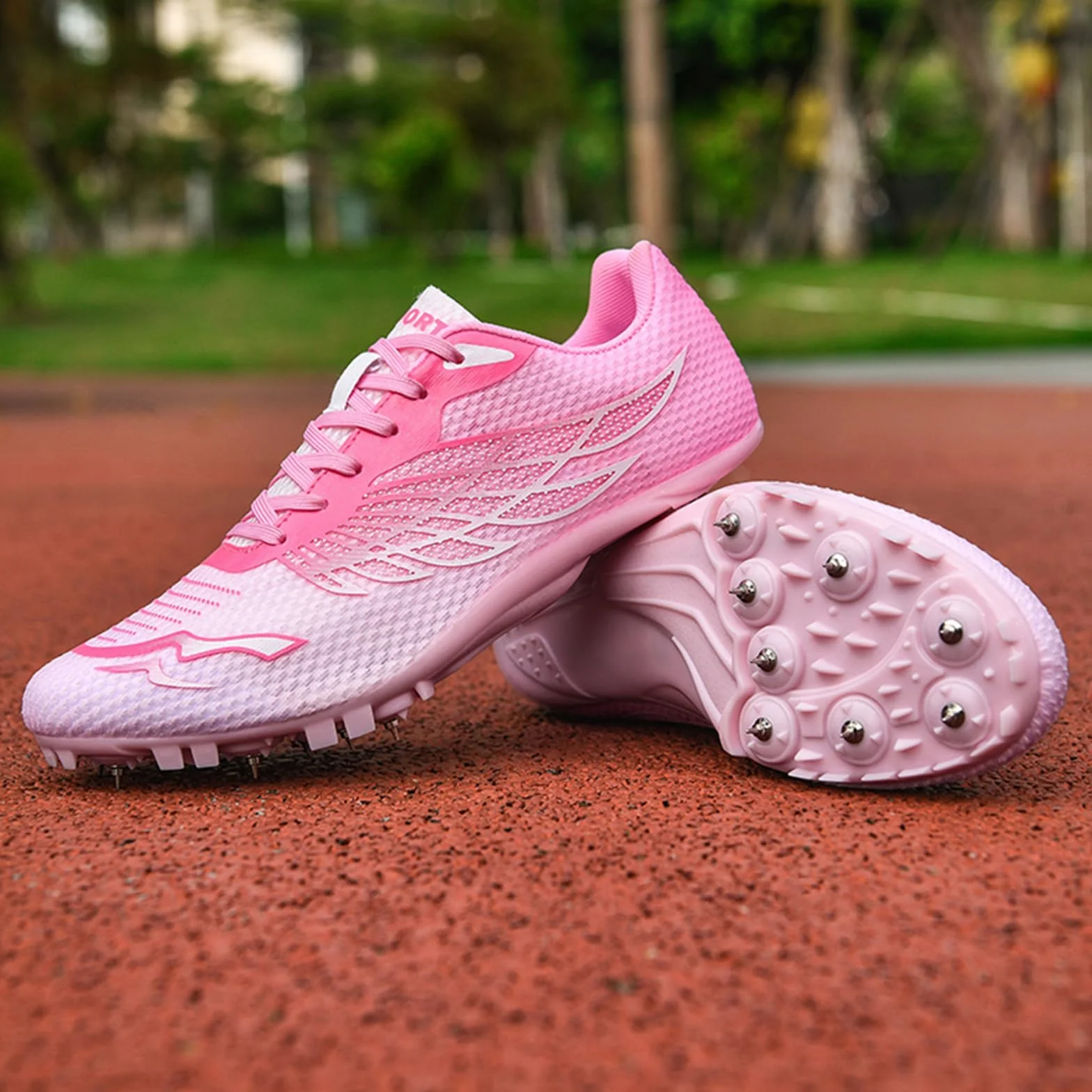 Chaussures D'athlétisme À Pointes Chaussures De Saut Hommes Femmes Enfants Légères