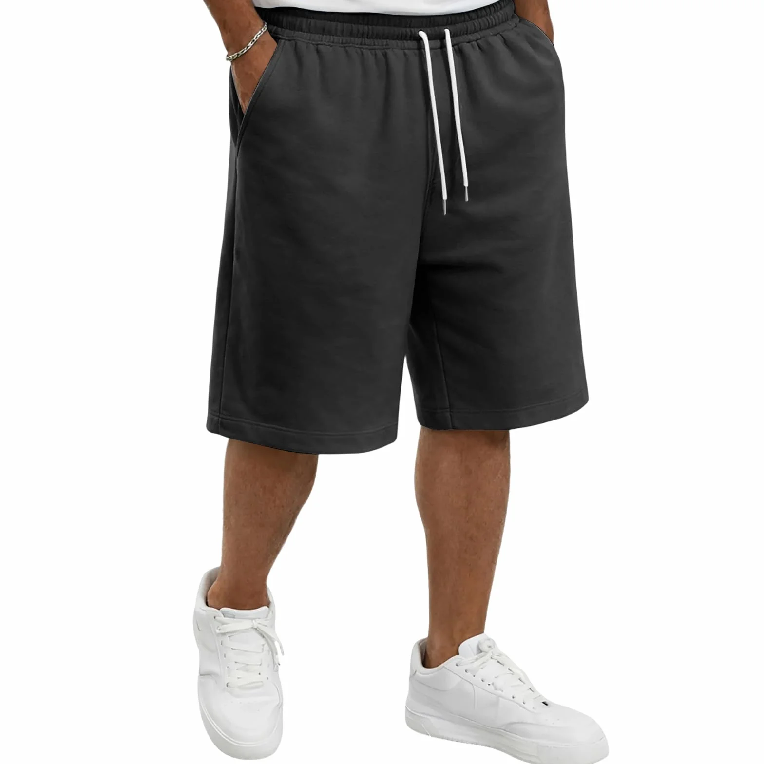 MOKBAY Bermuda Homme Baggy Mode Été Randonnée Short Homme Running Leger Course Travail Pantalon Court