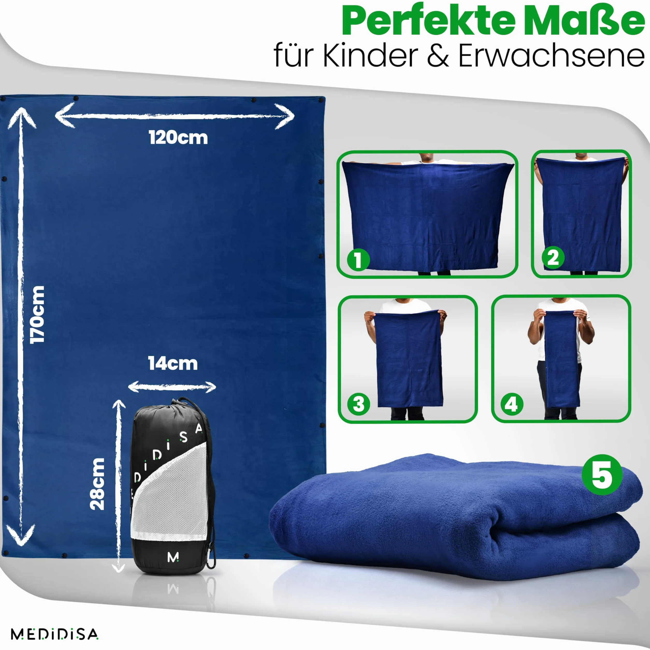 Couverture de voyage polaire 170 x 120 cm légère et chaude pour camping vol voiture