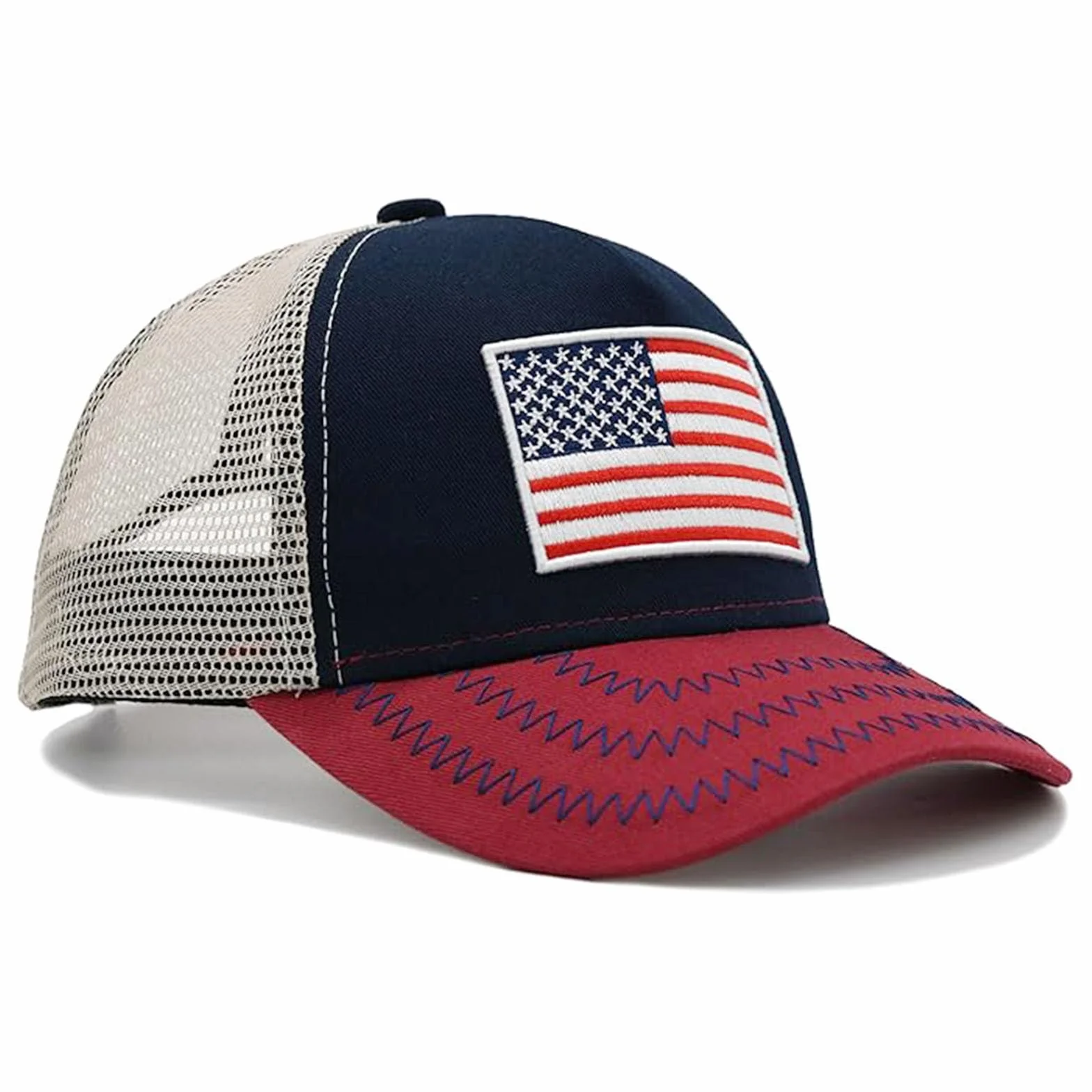 Sunlark Broderie Casquette Trucker Enfant Réglable Respirante Chapeau de Baseball Mesh 2-8 Ans