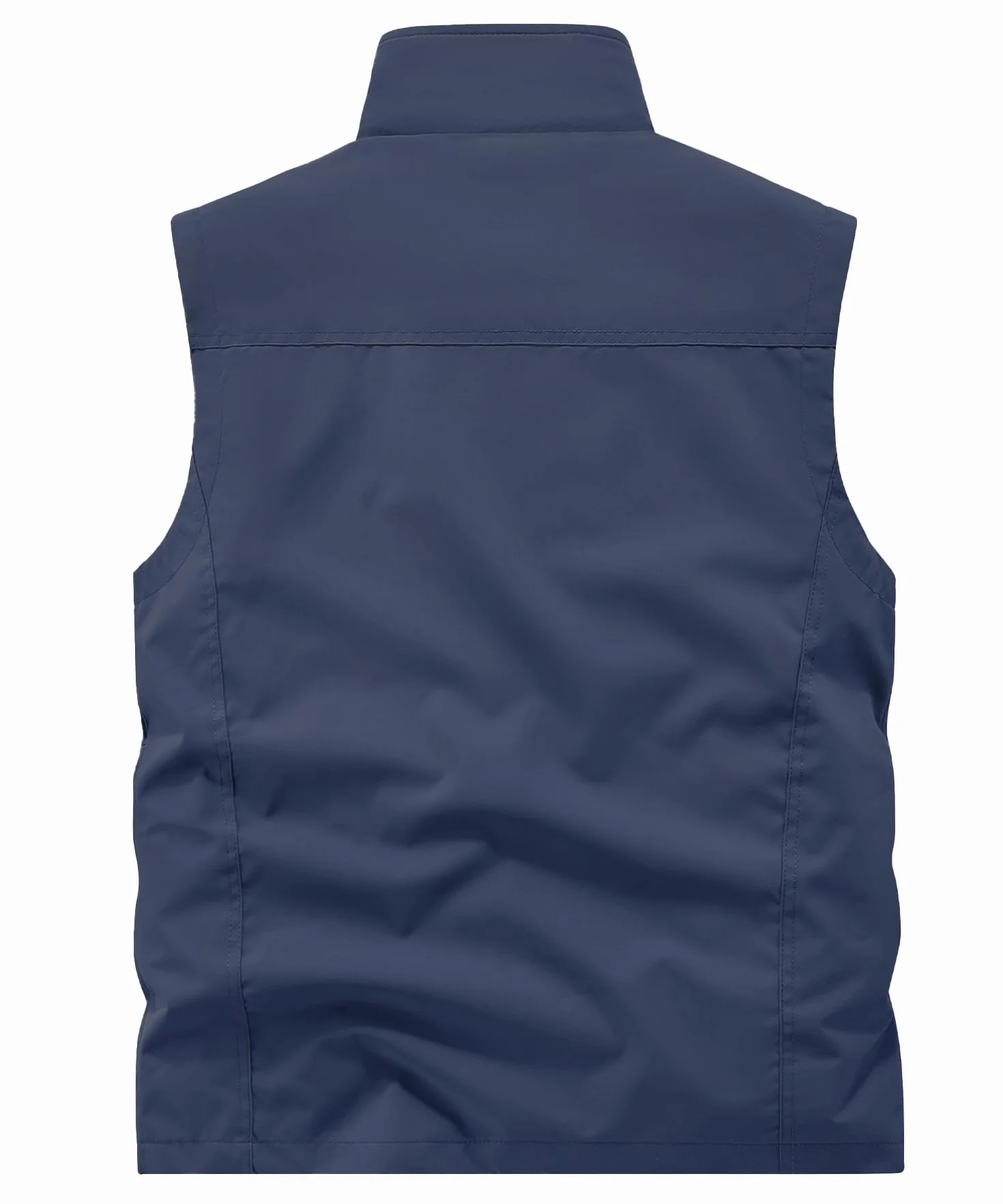Gilet de Pêche Homme Multi-Poches Séchage Rapide Sans Manche Léger Respirant Chasse Camping Photographie