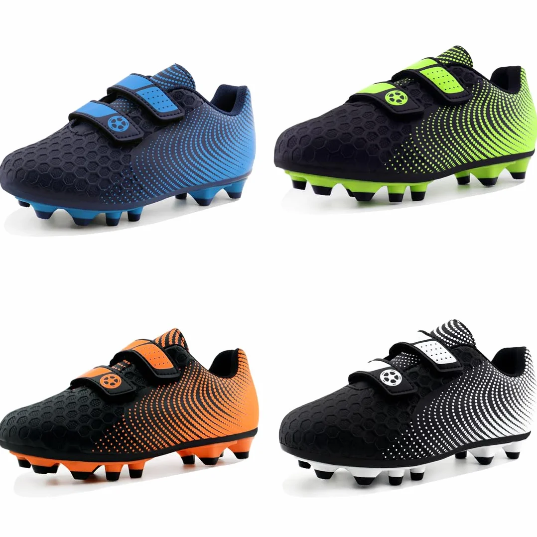 Chaussures de Football Garçon Enfant Antidérapant Basses Baskets Extérieur 28-37 EU
