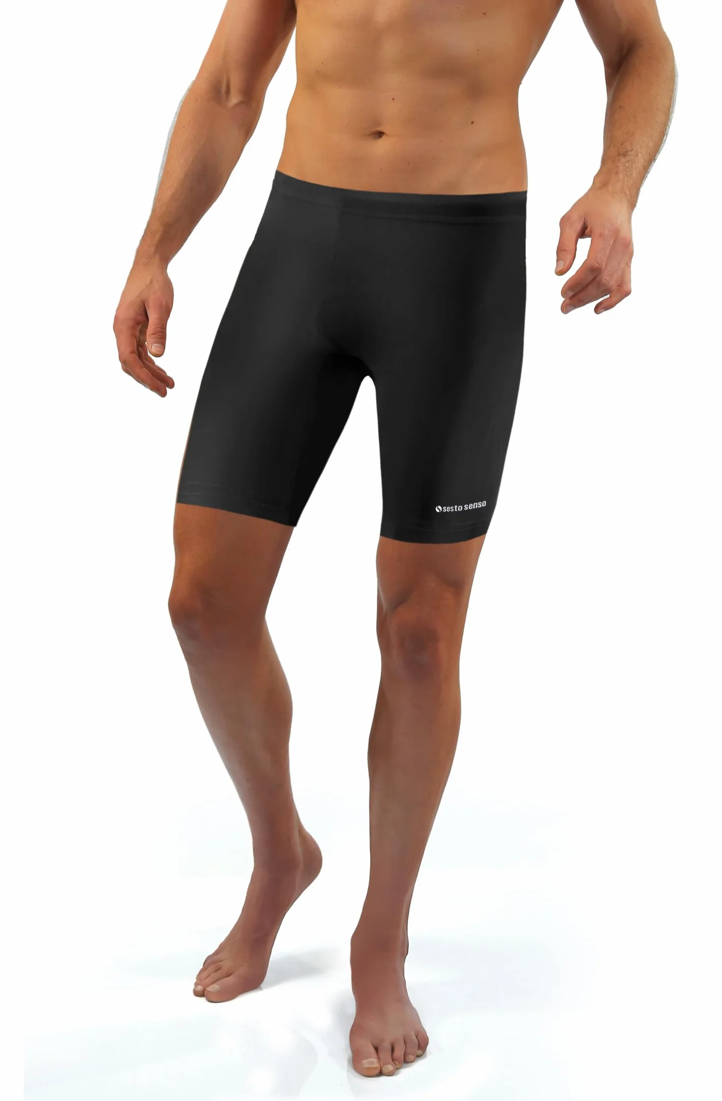 Sesto Senso Jammer de Bain Homme Maillot Long ajusté Boxer Surf Voile Sports Nautiques