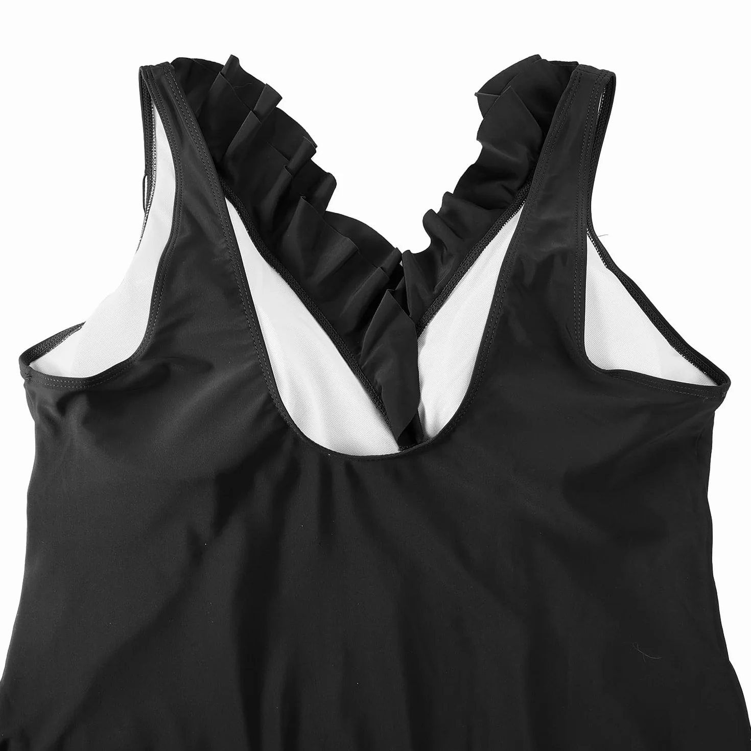 Maillot de Bain Grossesse Une Pièce Col V Haute Taille Push-up Monokini de Maternité