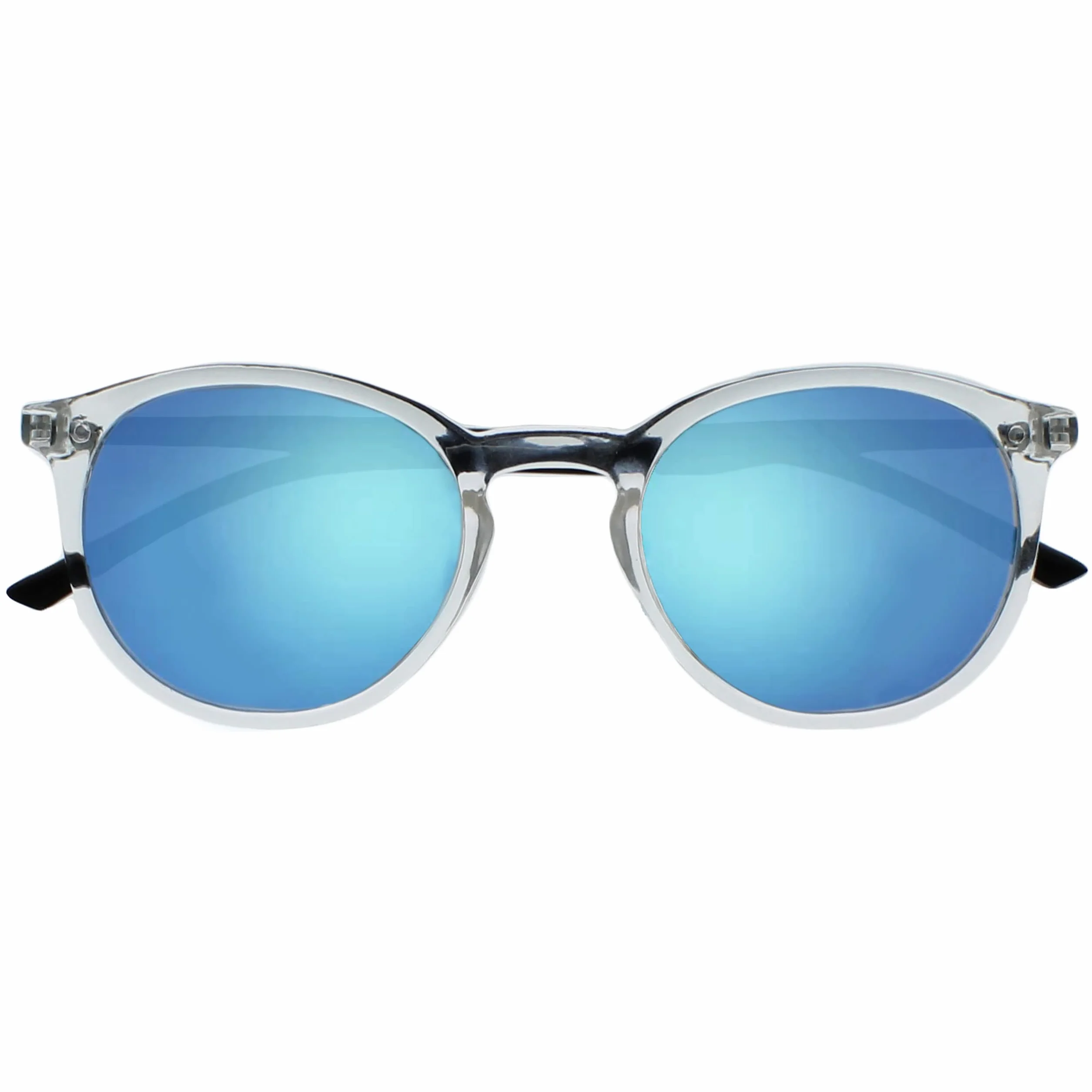 OPULIZE Lunettes de Lecture Solaire Monture Ronde Mince Charnières Ressort Verres Teintés Anti-Rayures +3.00