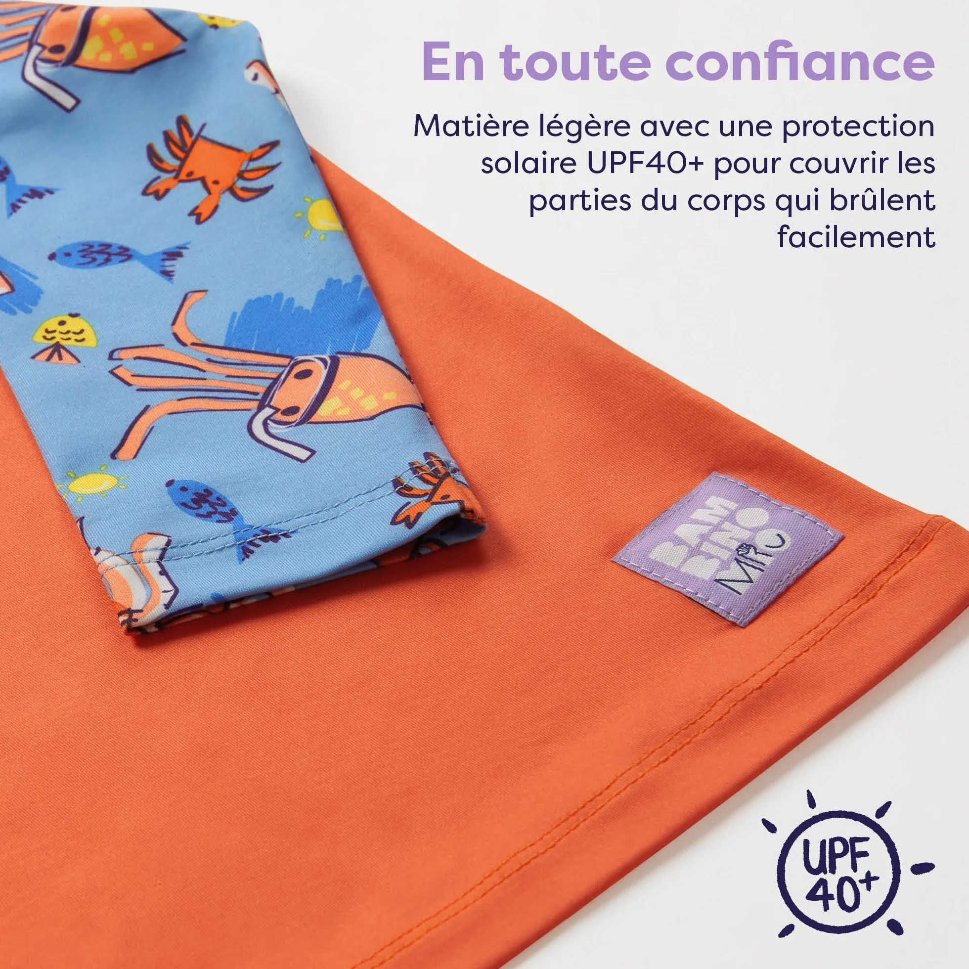 Bambino Mio Maillot de Bain Manches Longues Gilet Protection Solaire Bébé