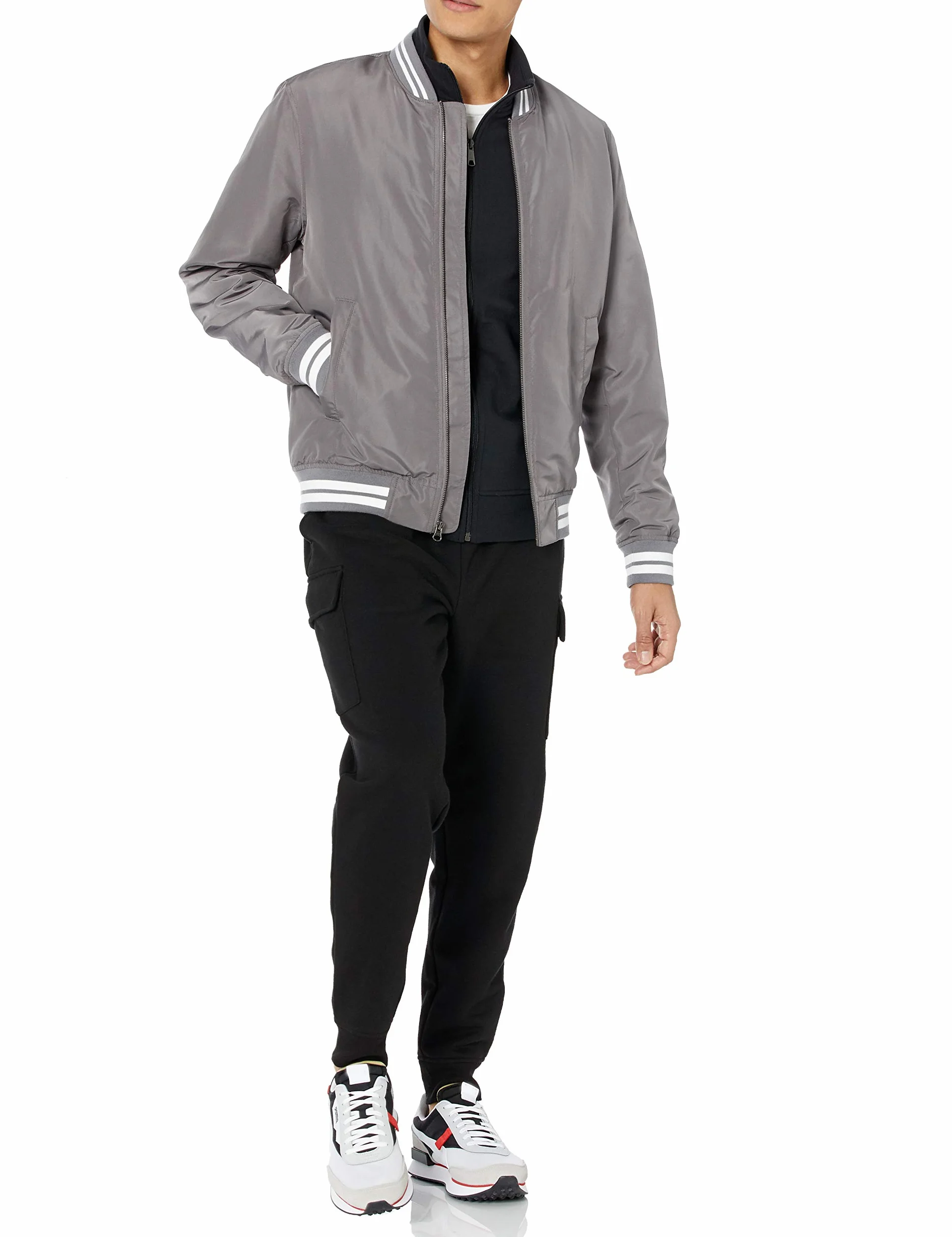 Amazon Essentials Sweat-Shirt à Col Montant Homme, Tissu Éponge French Terry Léger