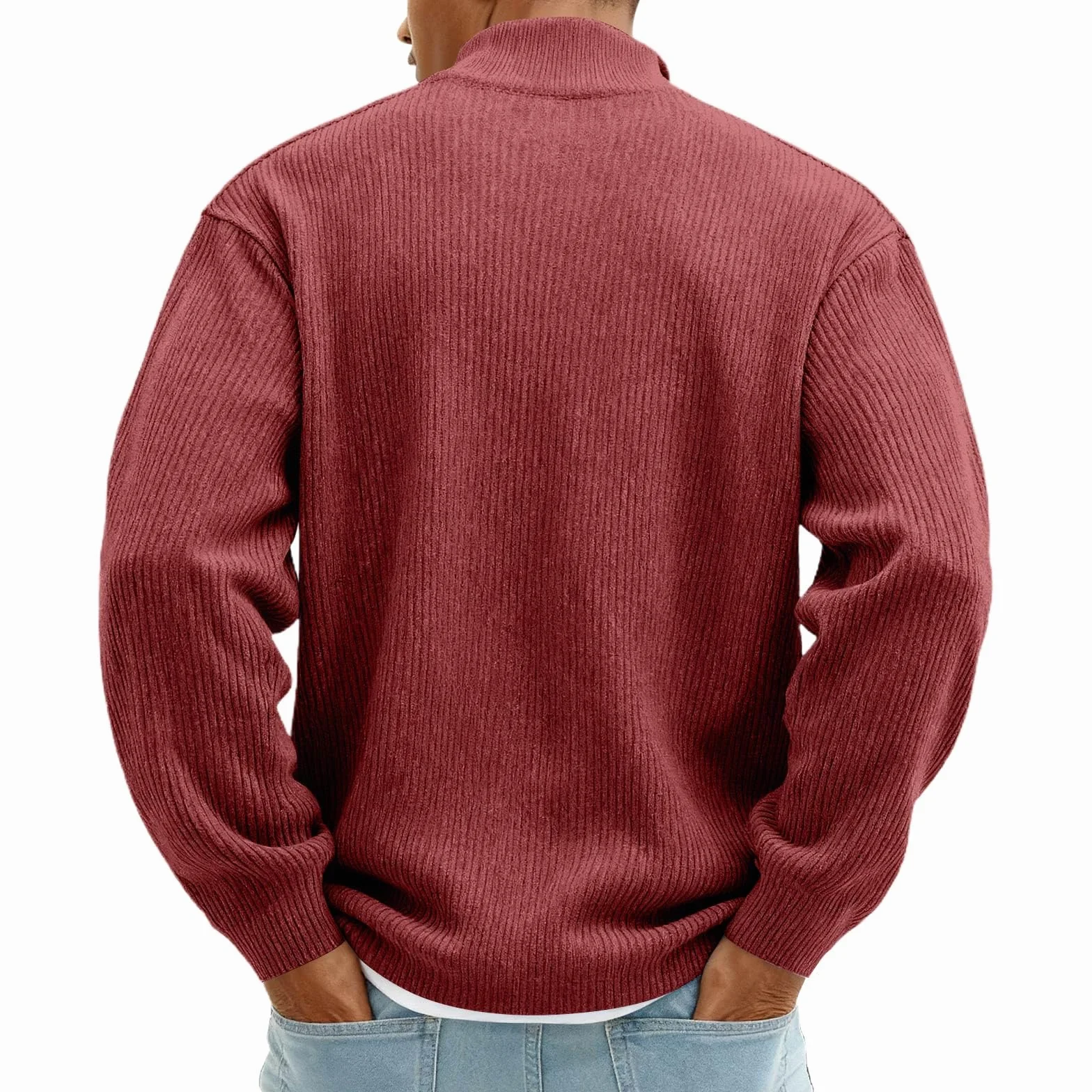 Sweatshirt Homme Velours Côtelé Travail Randonnée Grande Jogging Longue Manches Thermique