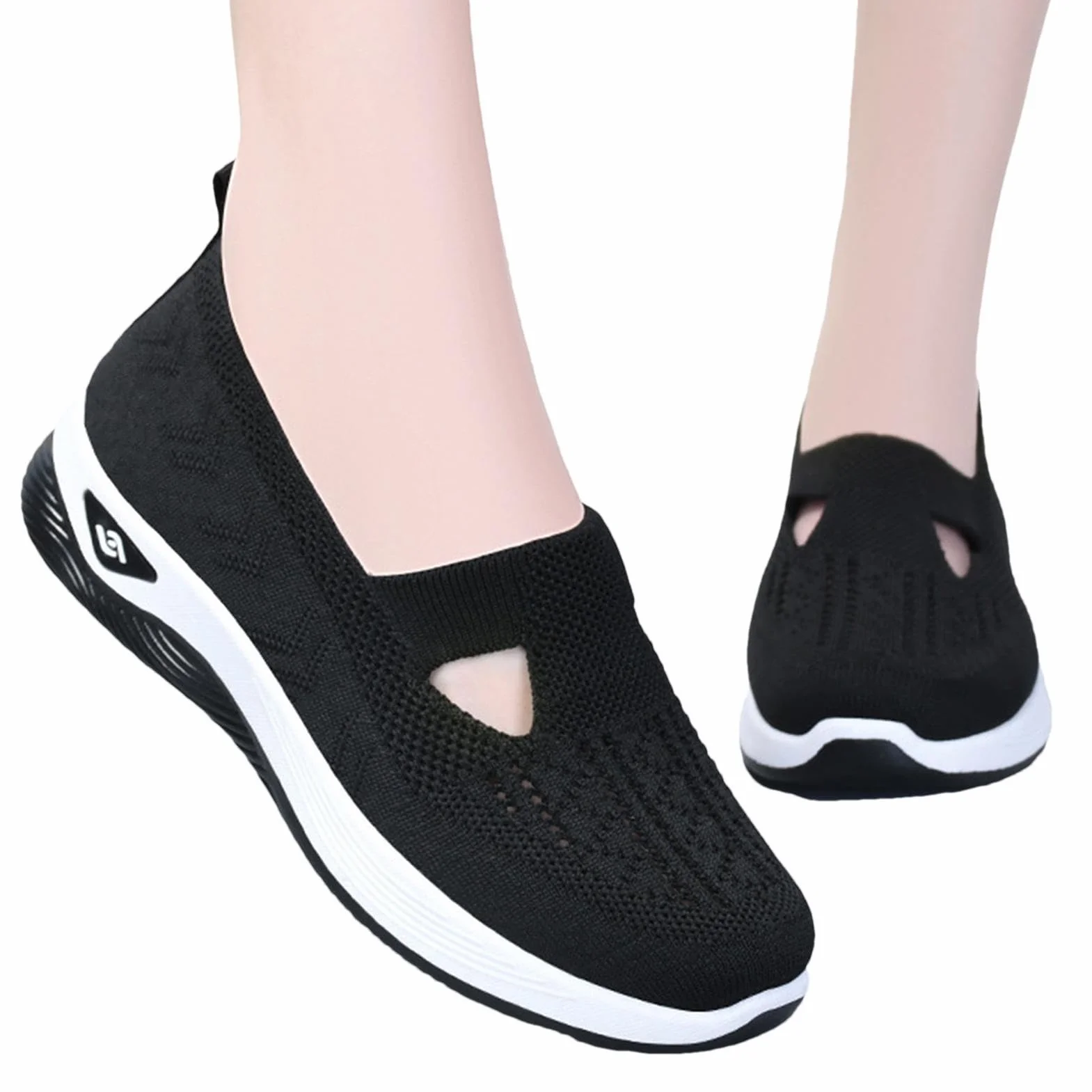 Chaussures orthopédiques Femme sans Lacets Mains Libres Randonnée Plein air