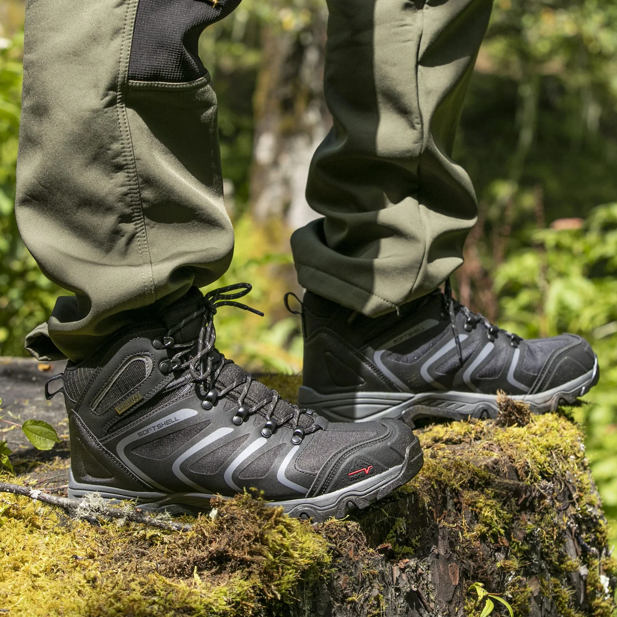 NORTIV 8 Chaussures de Randonnée Homme Bottines Chaudes Trekking Antidérapant Plein Air