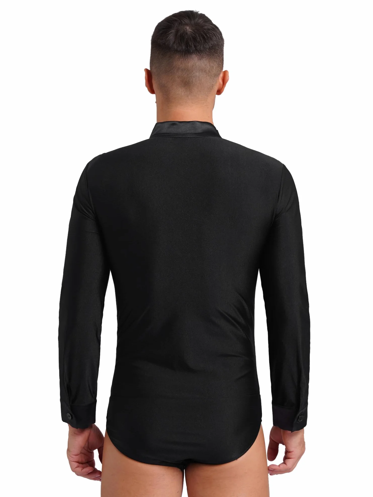 ranrann Ensemble Justaucorps Danse Latine avec Pantalon à Franges Tenue Danse Jazz Tango Chacha