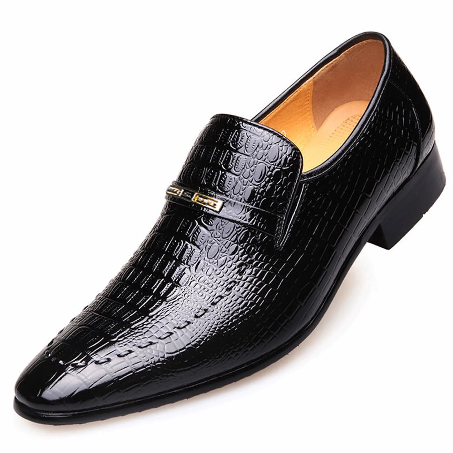Mocassins Homme Été Chaussures de Danse Latine Compensées Habillées Larges