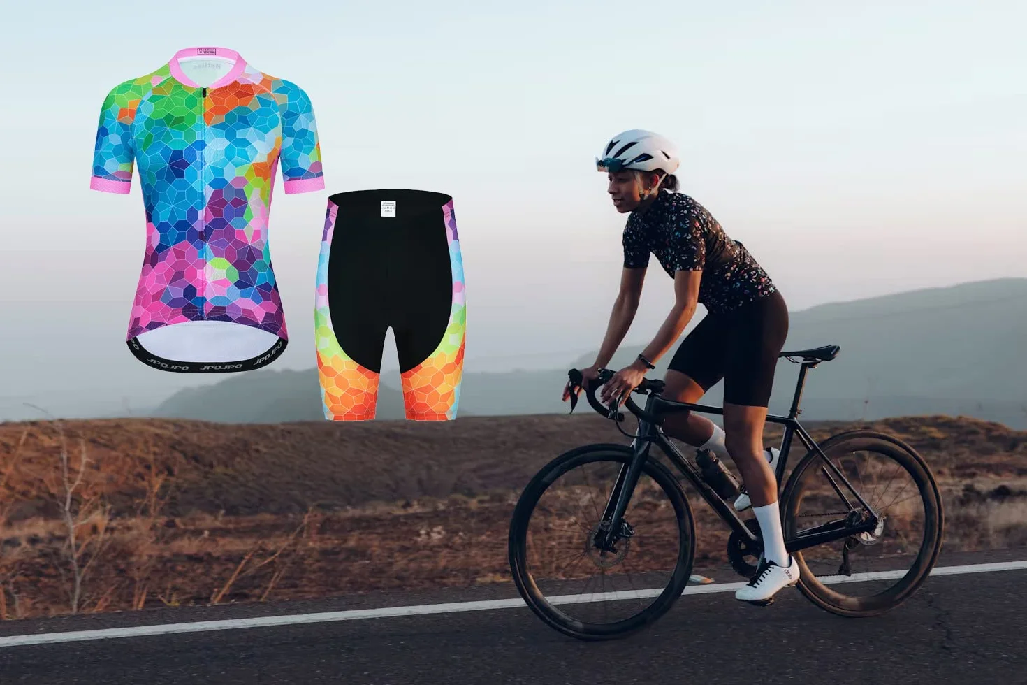 Maillots de cyclisme pour femme S-3XL vêtements de montagne vélo