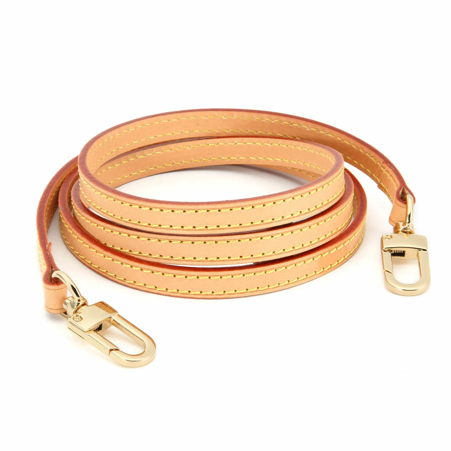 Longue Bandoulière en Cuir de Vachette 100-140 cm pour Sacs de Petite Taille