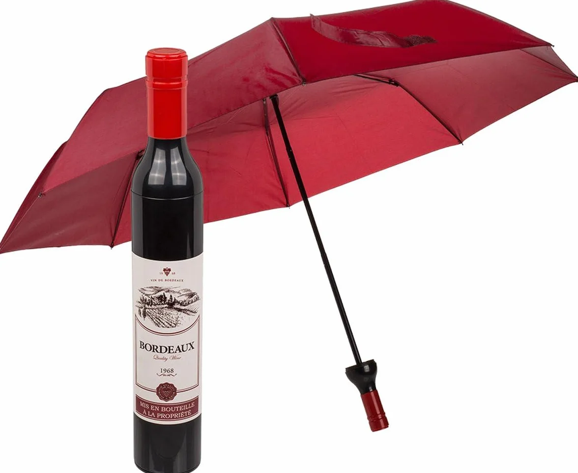 Parapluie Pliable Bouteille de Vin