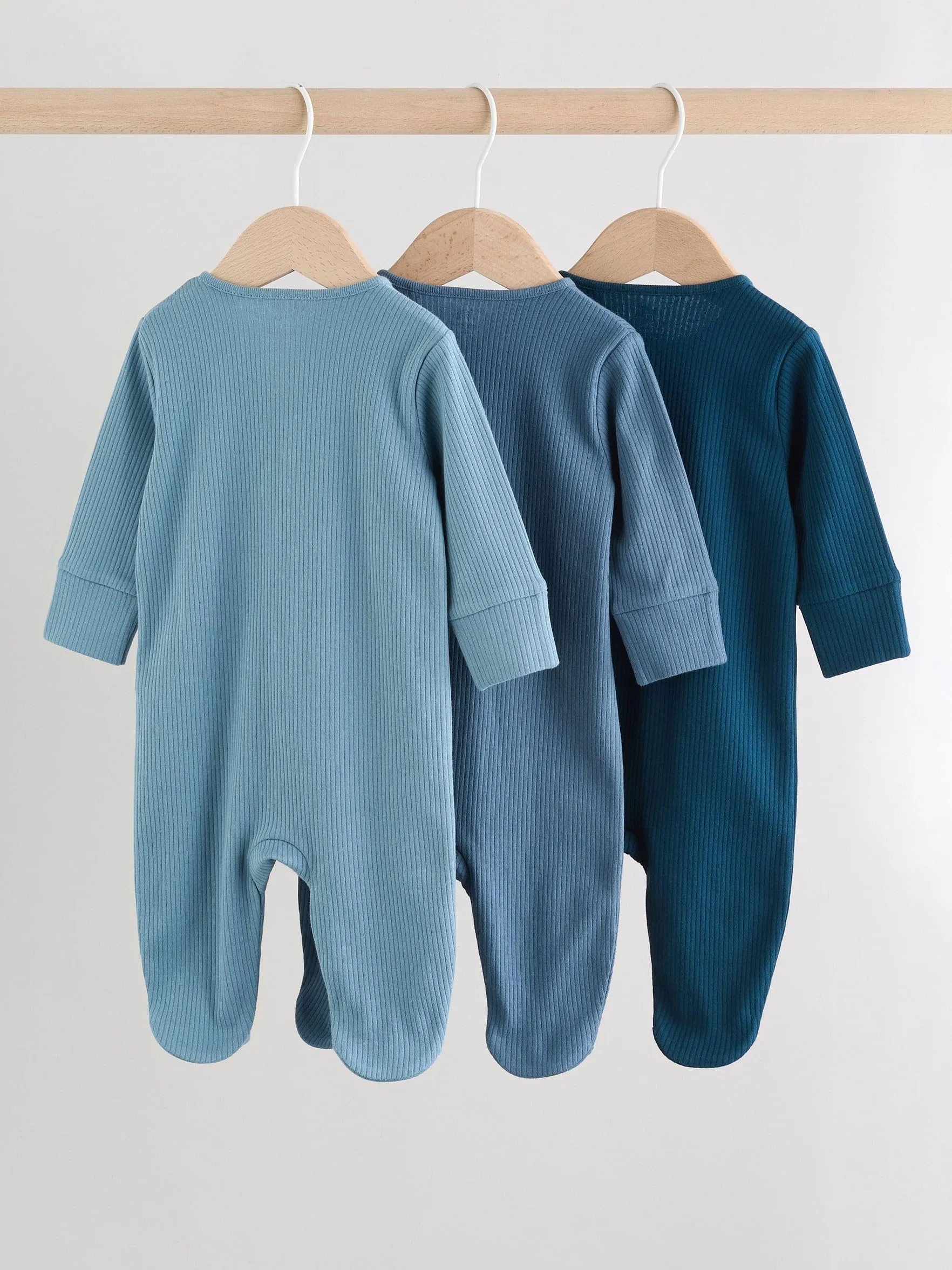 NEXT Bébé garçon Dors-Bien Pyjama Zip Double Sens Lot de 3