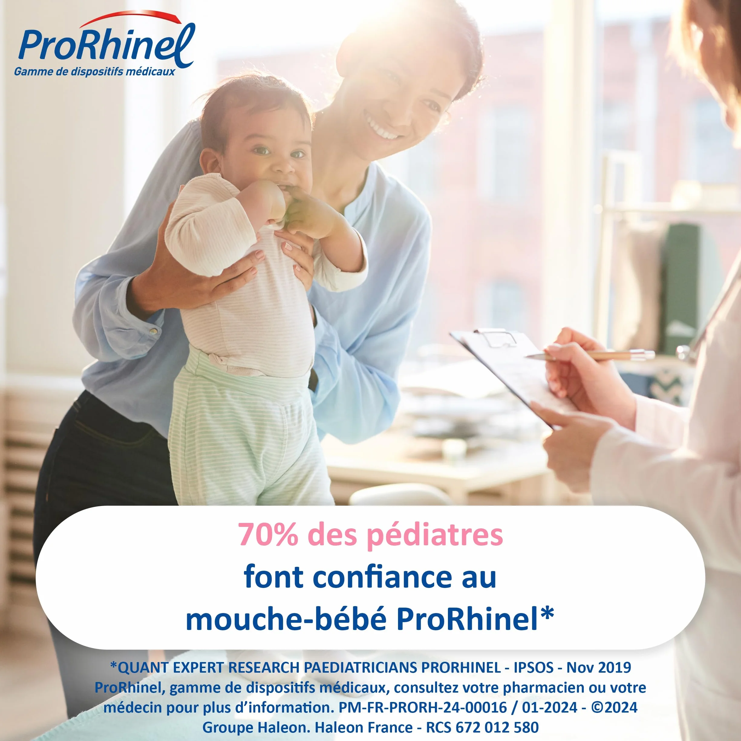 Prorhinel Embouts Jetables Mouche Bébé Manuel 20 Pièces Lot de 4 Fabriqué en France