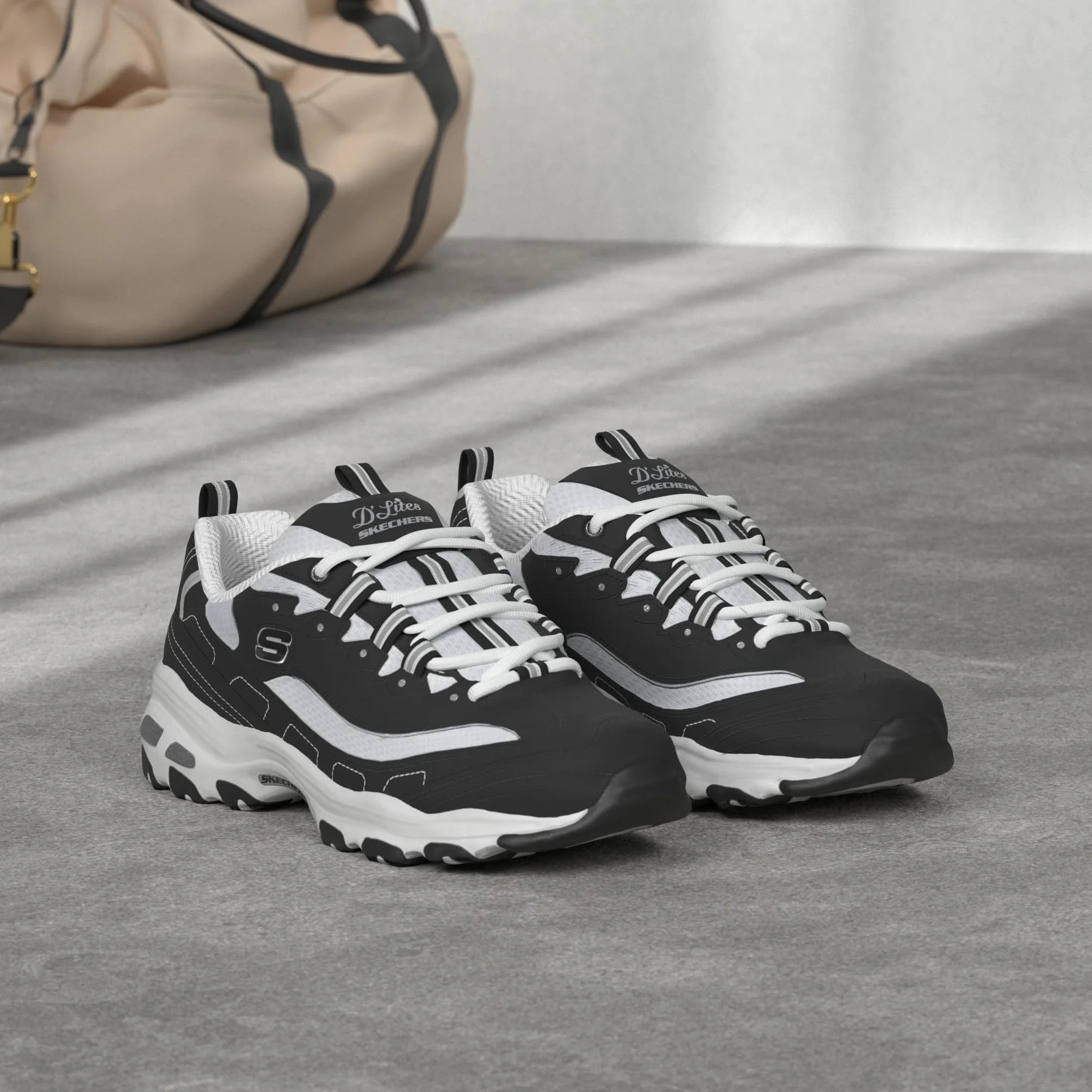 Skechers D'Lites Biggest Fan Baskets Femme