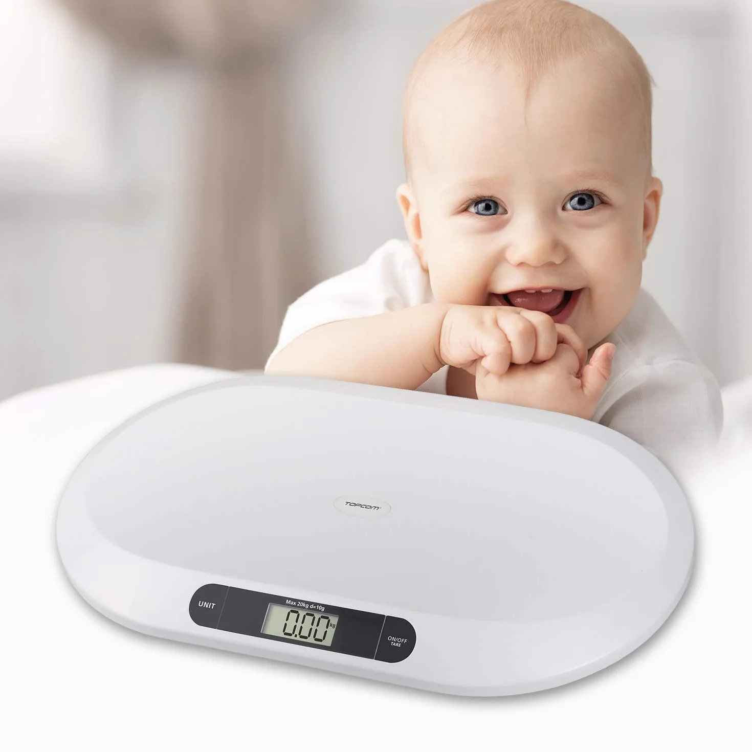 Topcom Pèse-bébé WG-2490 20 kg Blanc