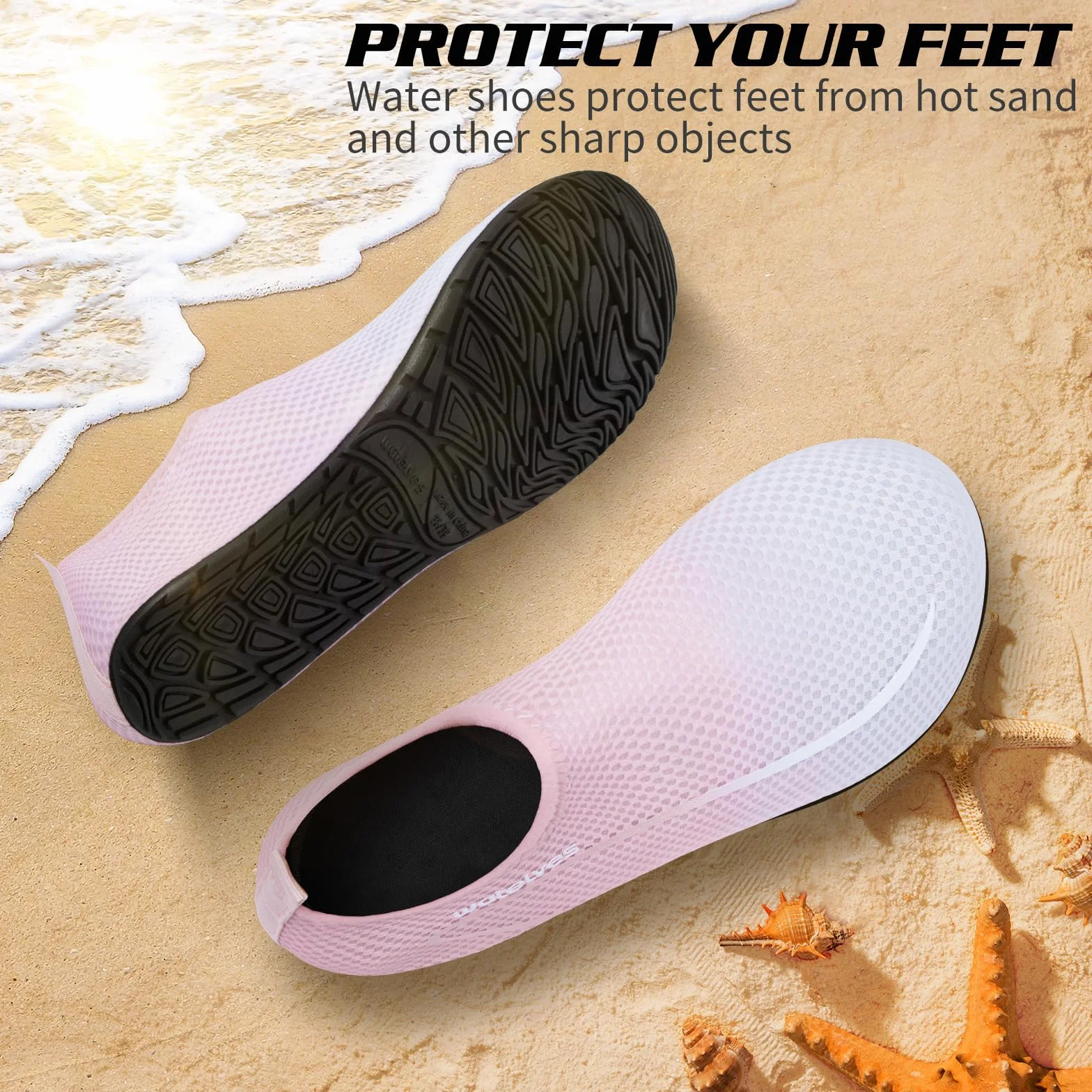 Chaussures Aquatiques Homme Femme Antidérapant Séchage Rapide Surf Snorkeling Pieds Nus