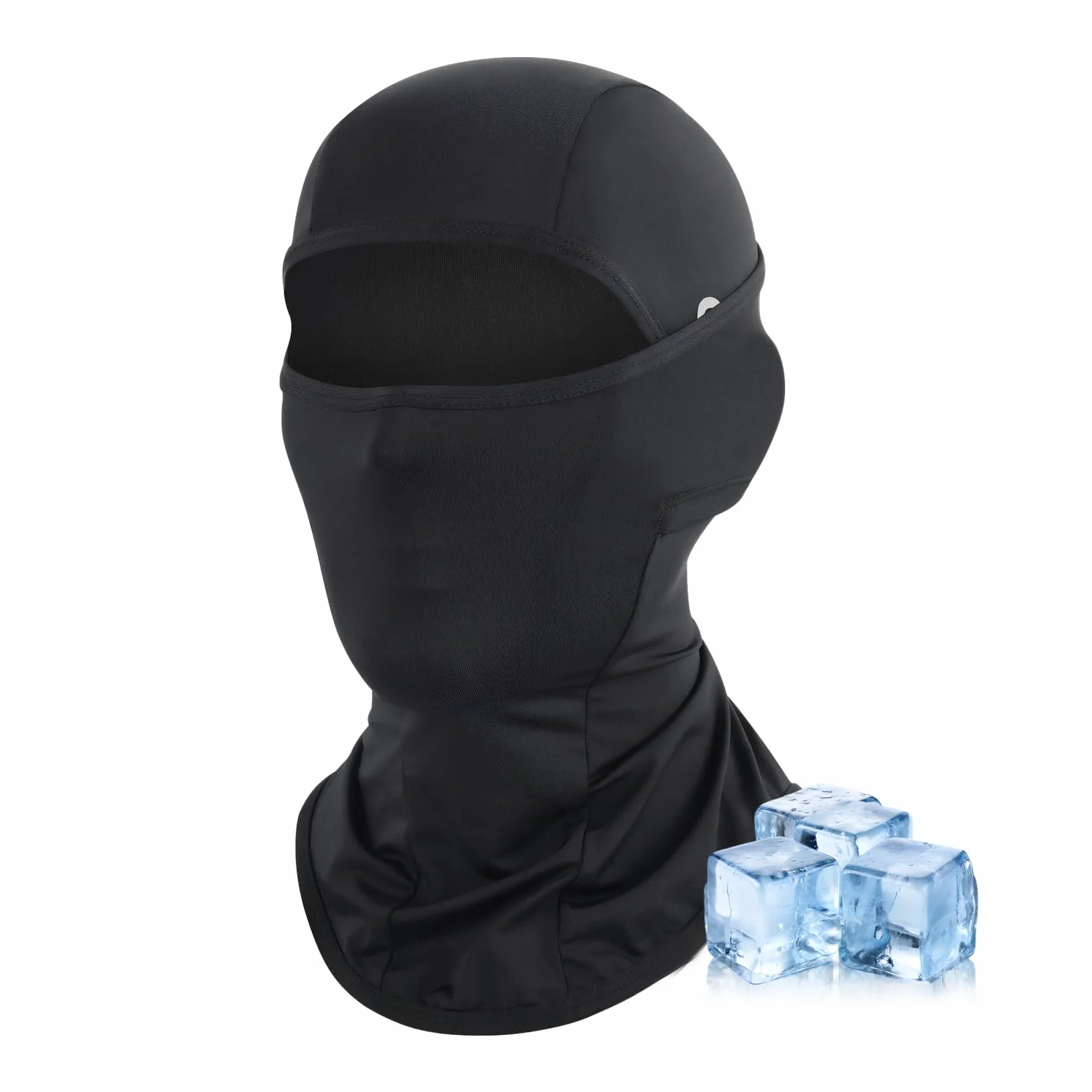 Cagoule Moto Respirante Été Protection UV Tissu Rafraîchissant Taille Unique Cyclisme Randonnée Plein Air Conduite Prolongée