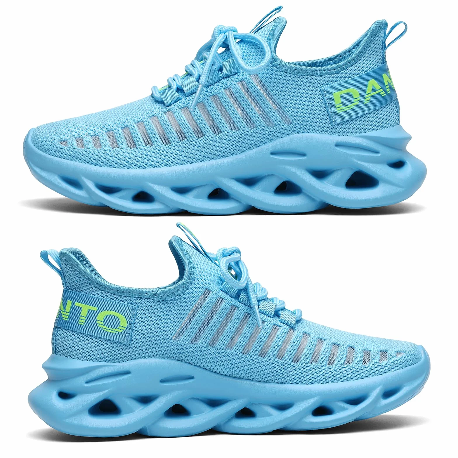 Dannto Chaussures de Sport Running Basket Homme Femme Course Fitness Tennis Gym Respirantes Sneakers Casual Multicolore Légères