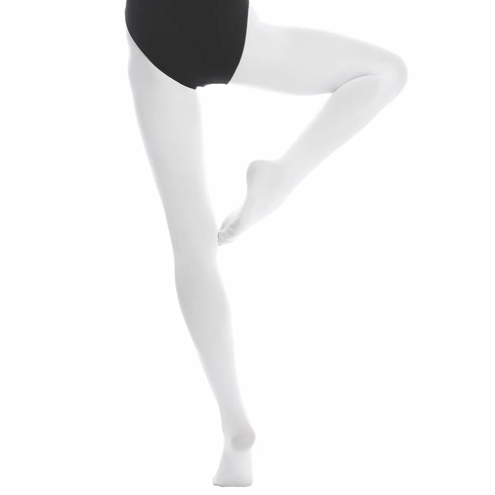 Bezioner Collants de Ballet Danse Enfants Adultes Rose Clair Blanc