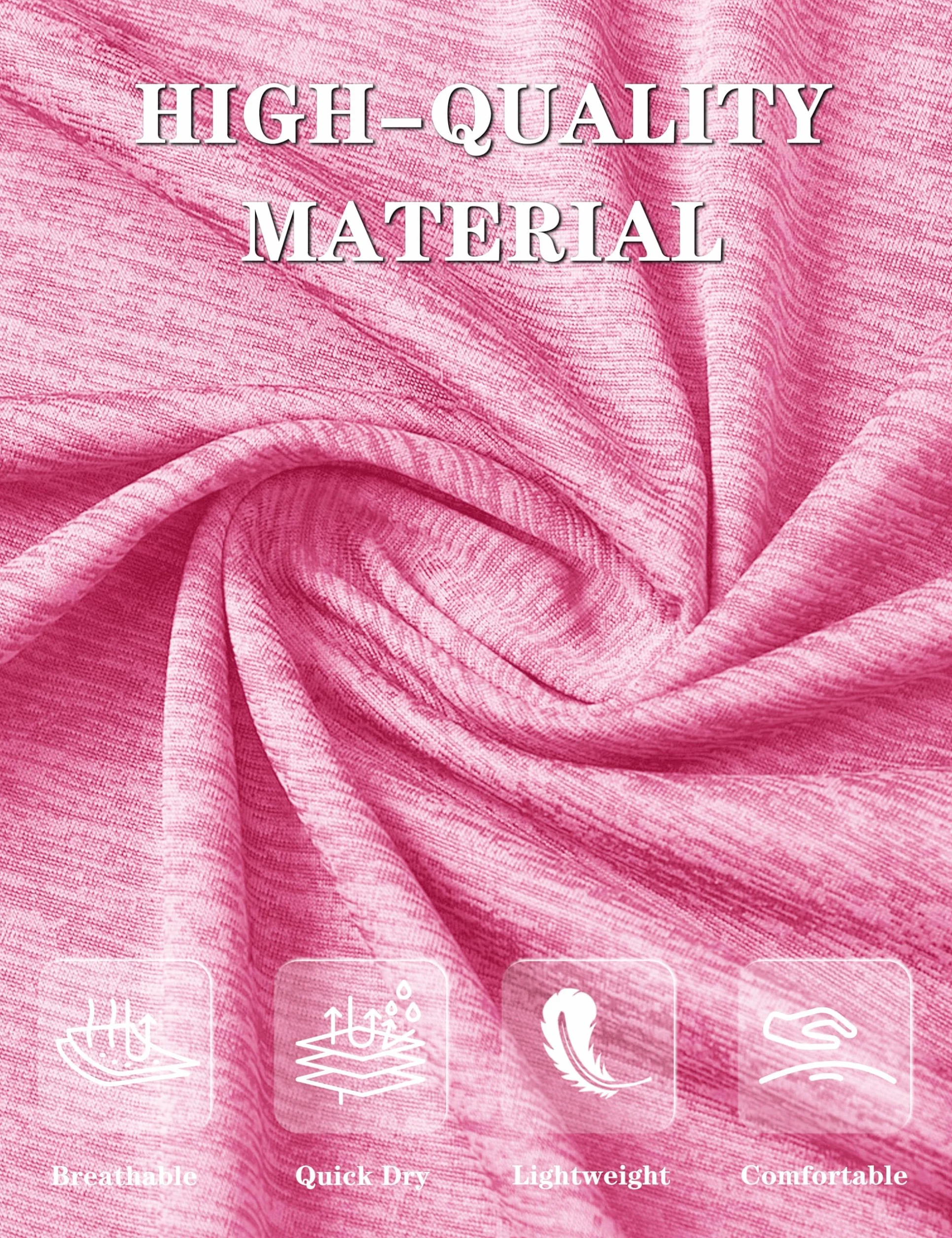 T-Shirt de Course à Pied pour Femme Polyester avec Col Rond