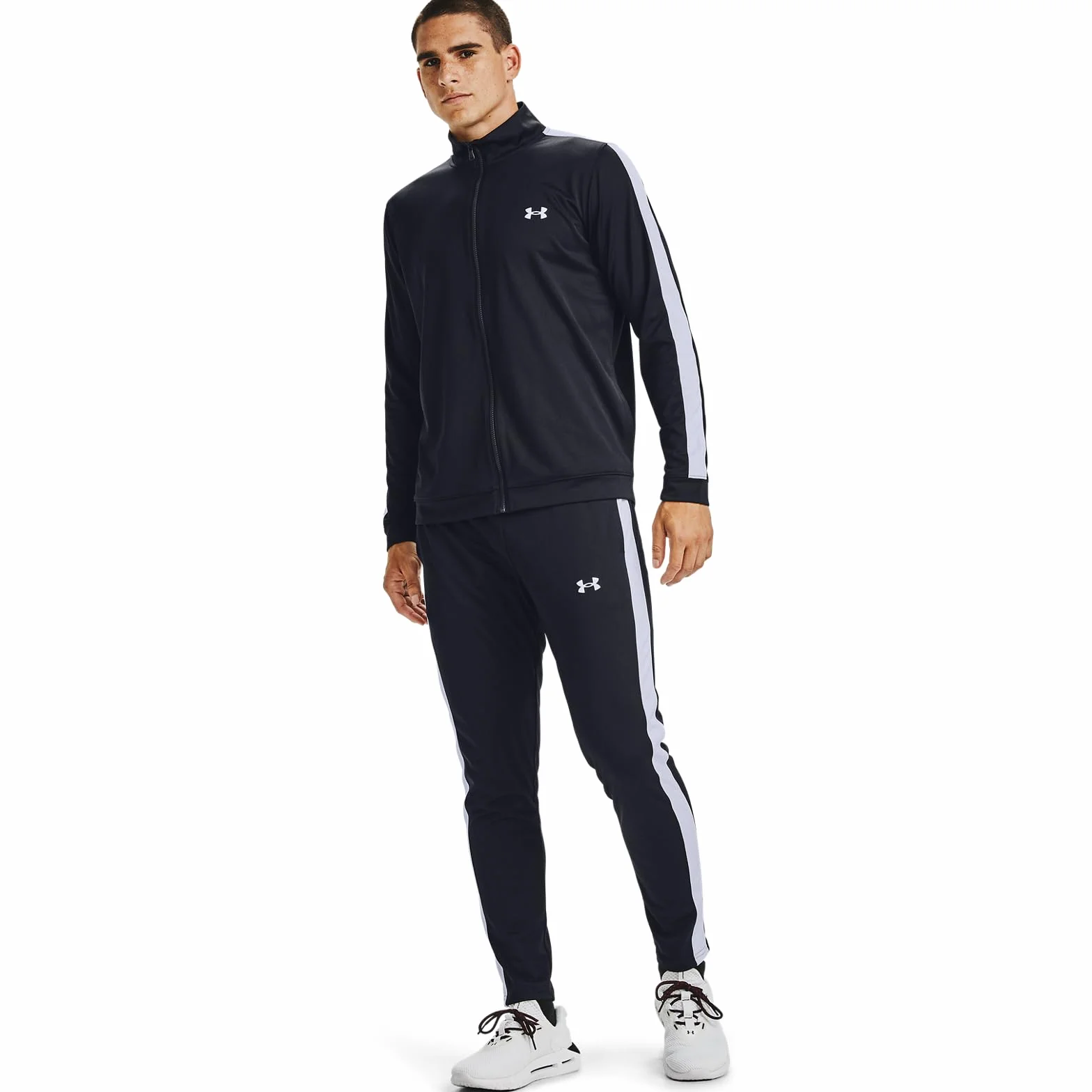 Under Armour Survêtement En Tricot Pitch Grey Black