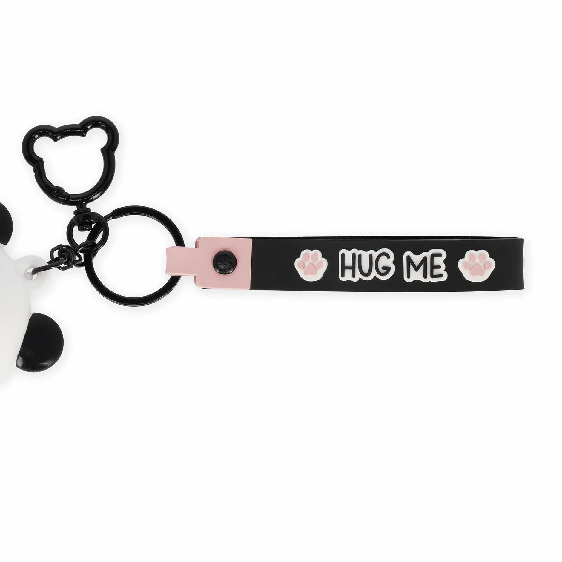 Legami Porte-Monnaie Kawaii avec Mini Porte-clés, Anneau spiralé, Mousqueton, dragonne, Silicone, 5 x 12 x 5 cm