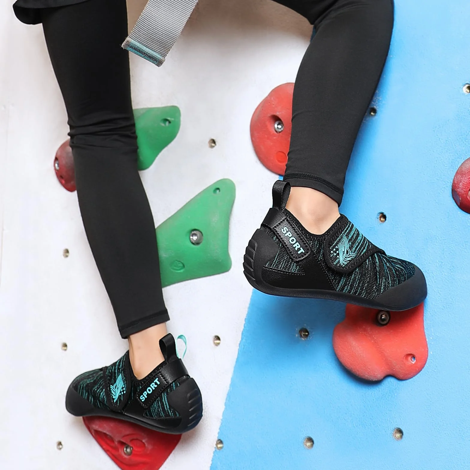 Chaussures d'escalade Femme Légères pour Débutants Enfant Salle