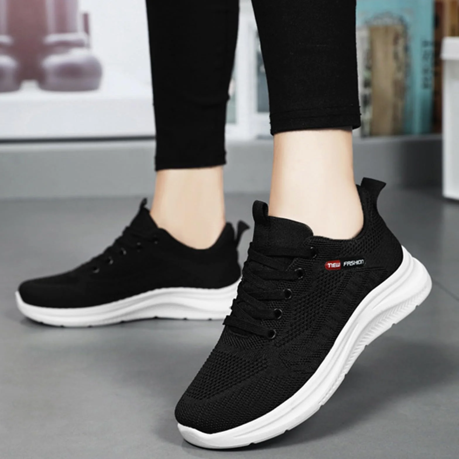 Sneakers Femme Baskets Running Chaussure de Sport Respirantes Multisport Outdoor Training
