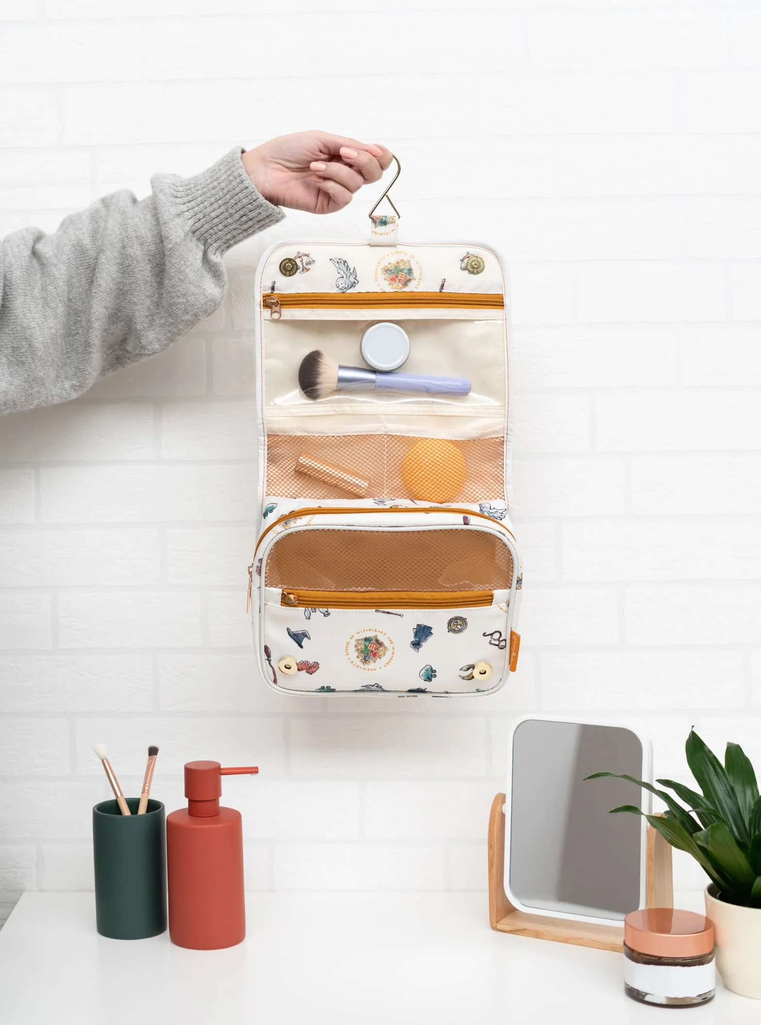 Grupo Erik Trousse de Toilette Voyage avec Crochet de Suspension