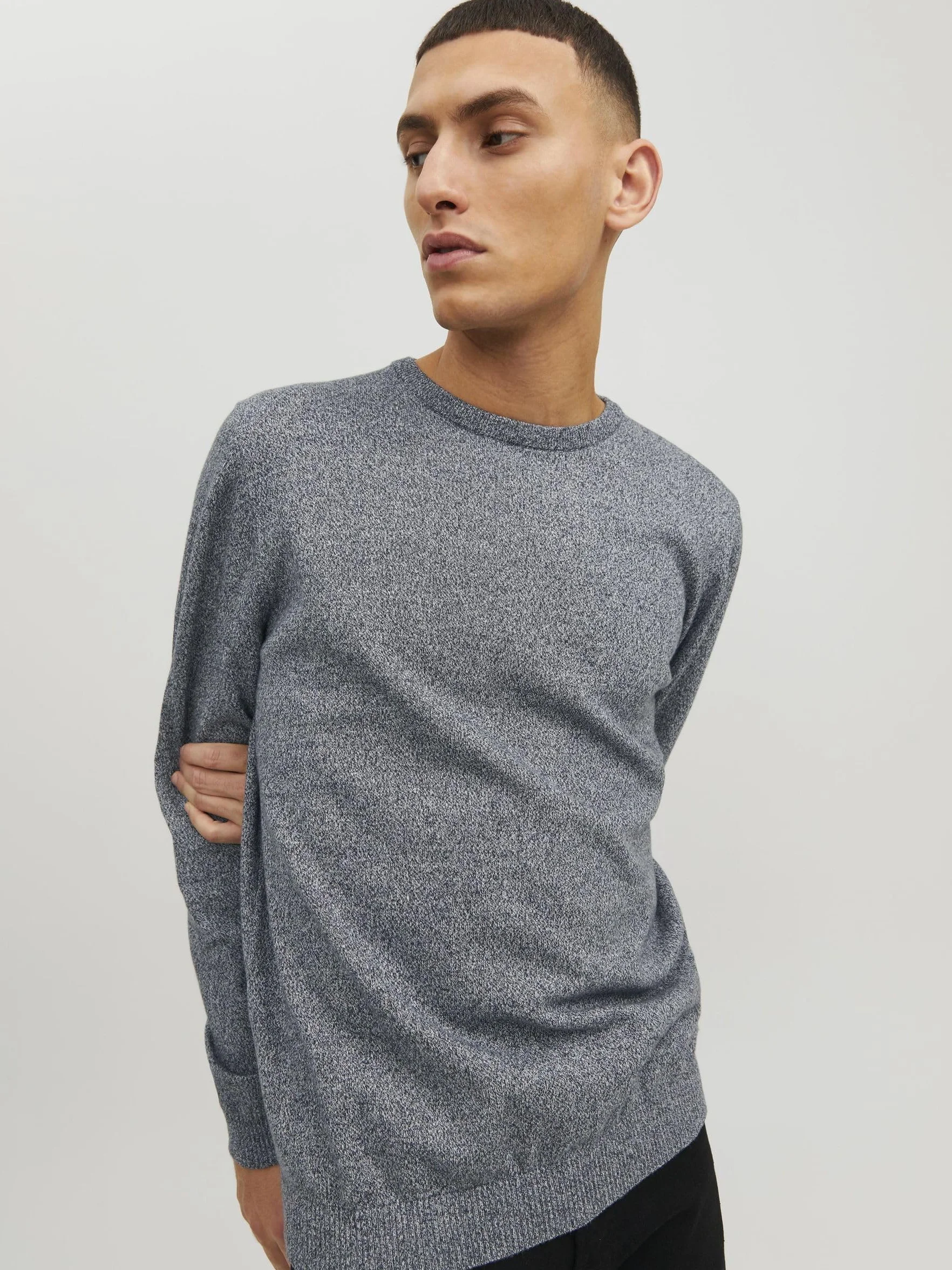 Jack & Jones Jjebasic Knit Crew Neck Noos Pull Homme