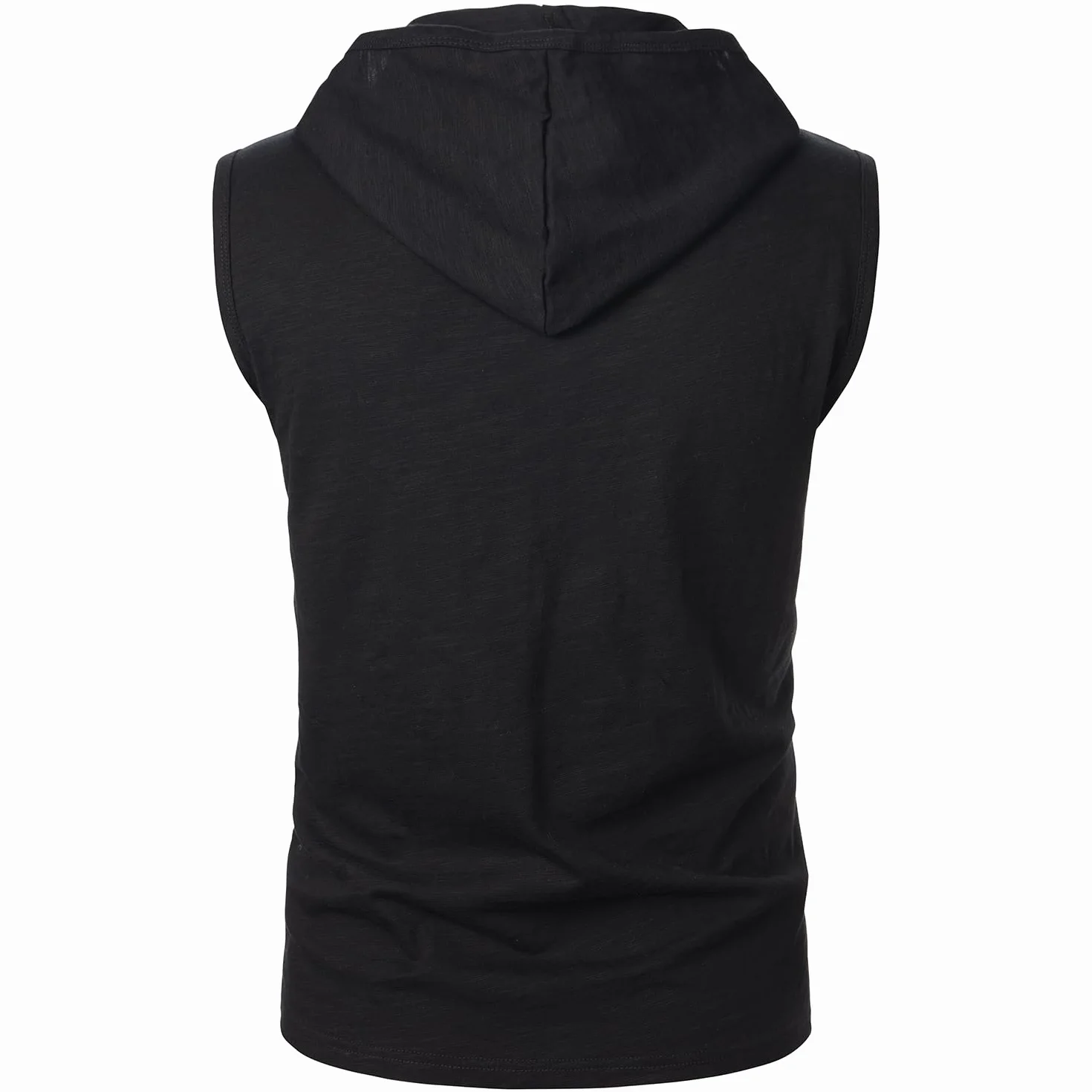 Débardeur à Capuche sans Manches Homme Coton Muscle Shirt Fitness Gym