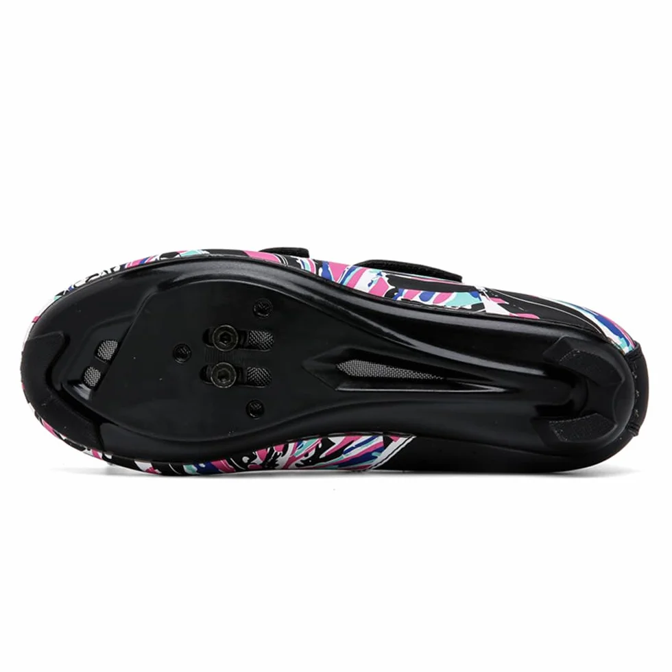 Femmes Chaussures Vélo de Route Imperméable Respirant TPU Semelle Compatible SPD