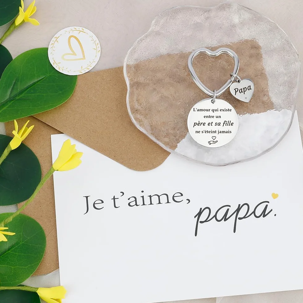 Porte Clef Cadeau pour Papa Fete des Peres Anniversaire Noel