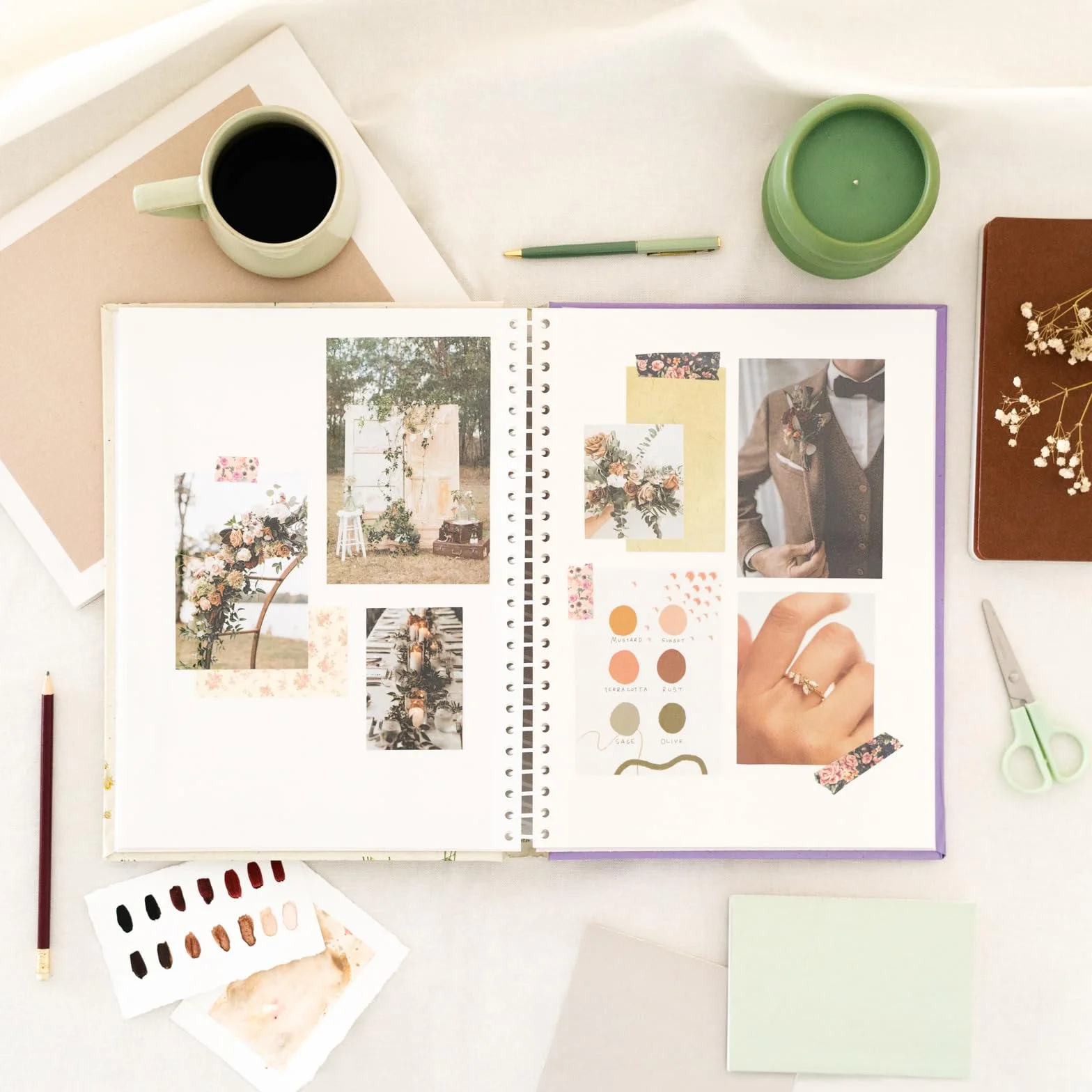Grupo Erik Album Photo Traditionnel Wild Flowers 24 x 32 cm Pages Adhésives Couverture Rigide 10 x 15 cm