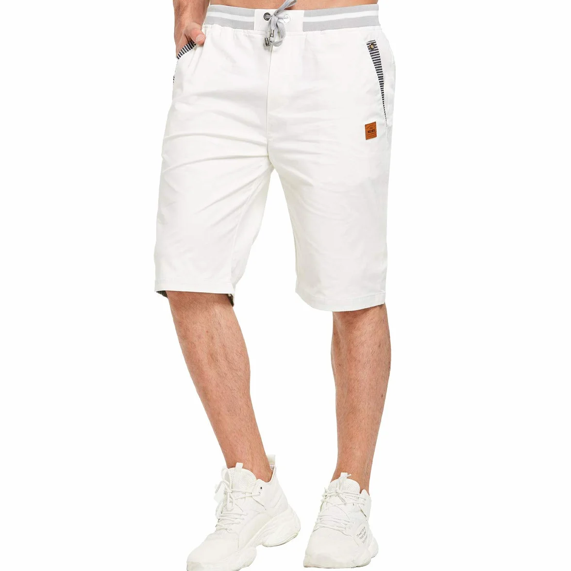 JustSun Short Homme Coton Chino Respirant