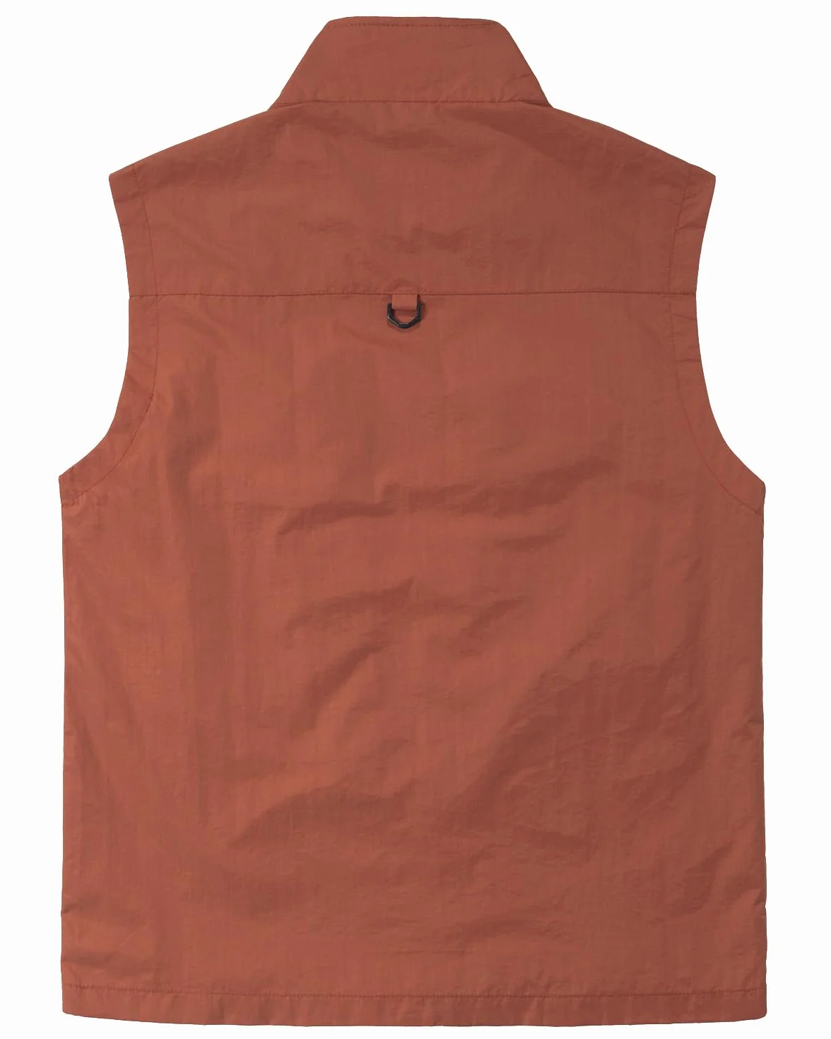 Gilet de Pêche Homme Sans Manches Collier à Pied Multipoches Léger pour Photographie Plein Air Randonnée