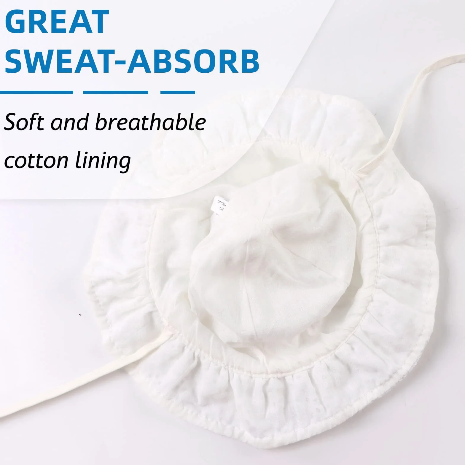 Chapeau de Soleil Bébé Fille Coton Dentelle Noeud XIAOHAWANG