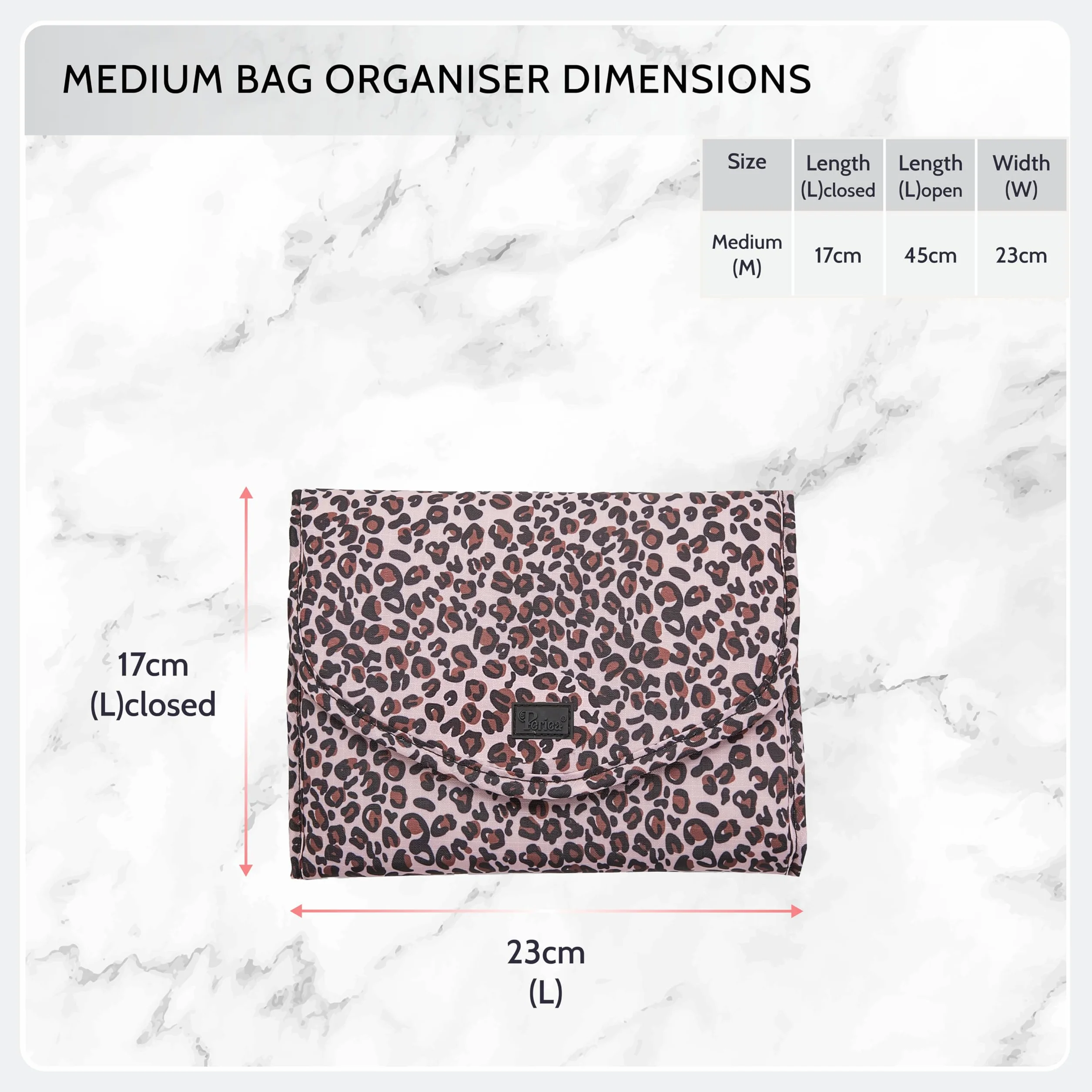 Periea Cleo Organisateur de Bijoux en Rouleau de Voyage – Pochette Protecteur pour Boucles d'Oreilles, Collier et Bagues (Toucan, Moyen)